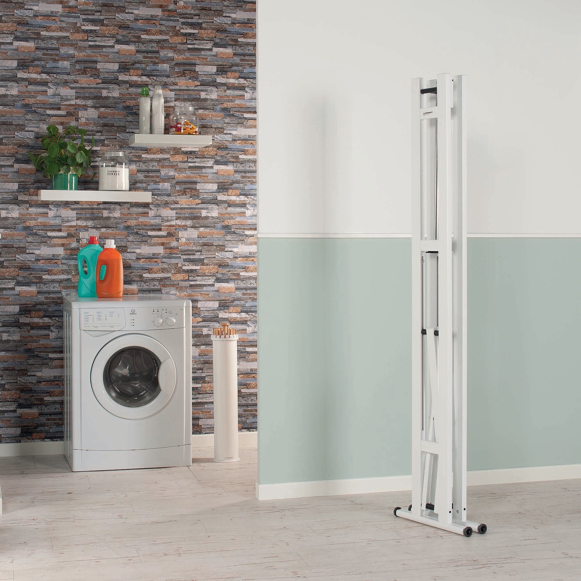 Perchero - parabán plegable Foppapedretti Snake - Blanco 60 cm Blanco-5