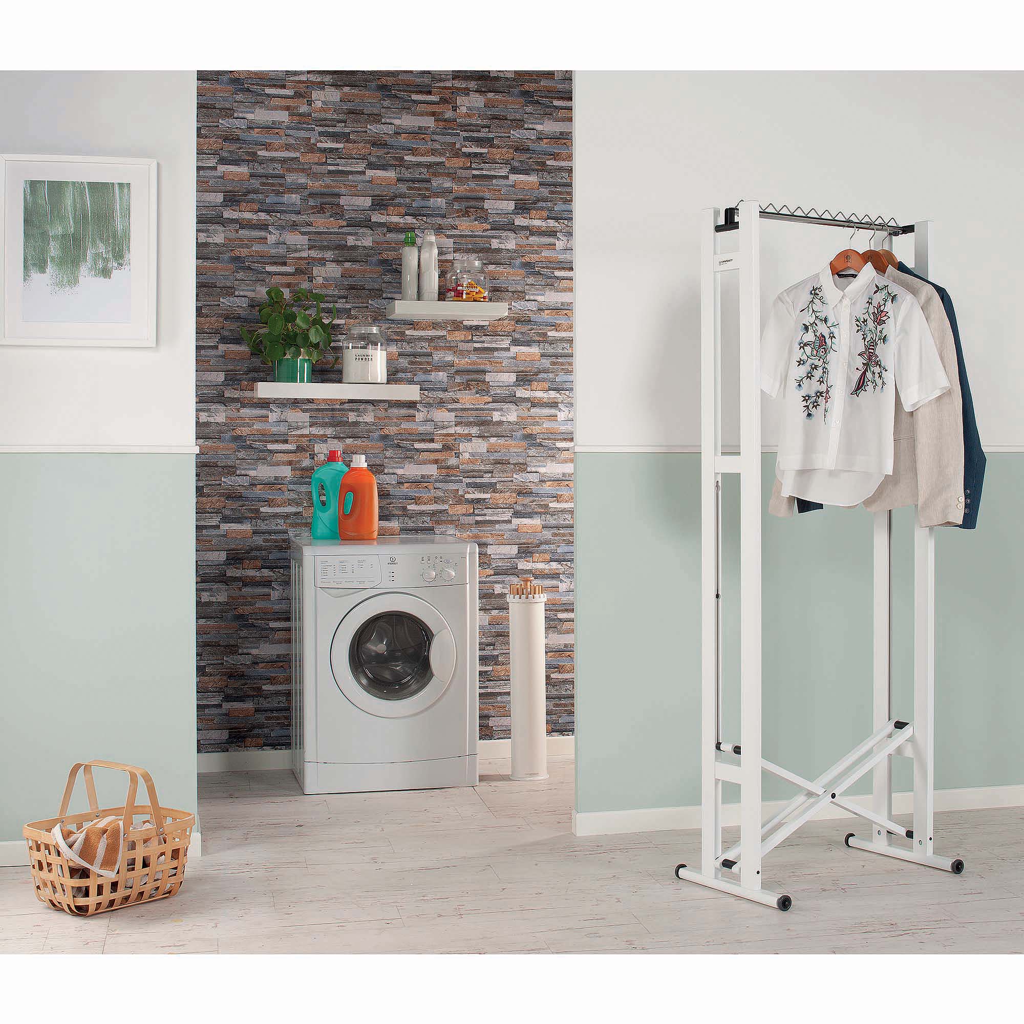 Perchero - parabán plegable Snake grande Foppapedretti - Blanco 90 cm Blanco-4