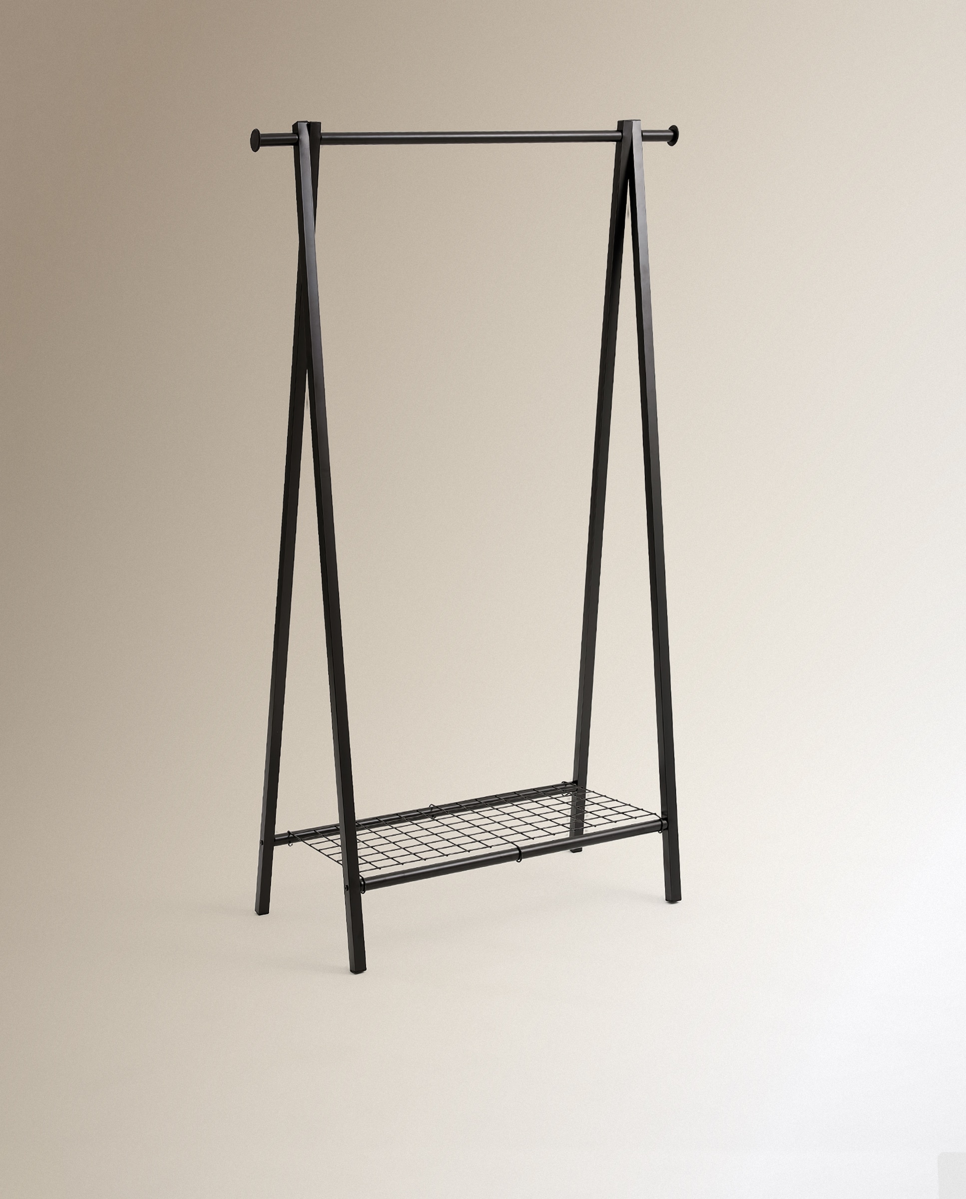 Porta-Cabides Metálico Cute Preto-1