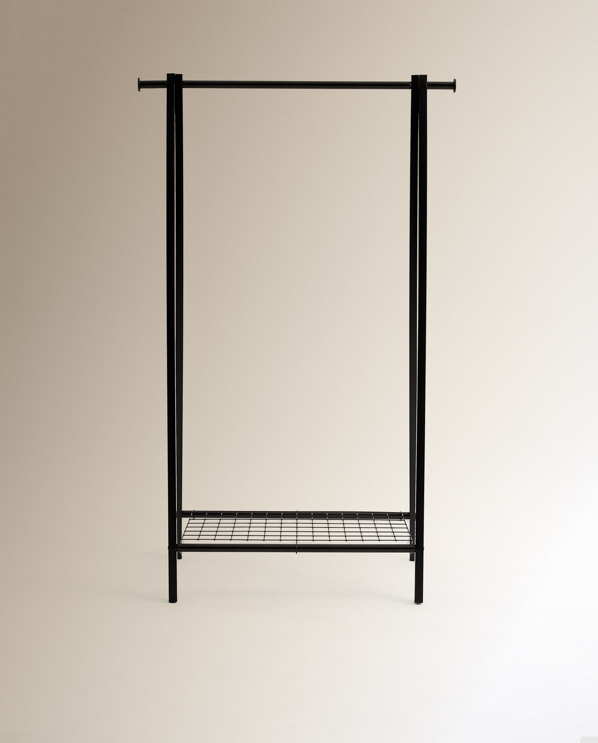 Porta-Cabides Metálico Cute Preto-2