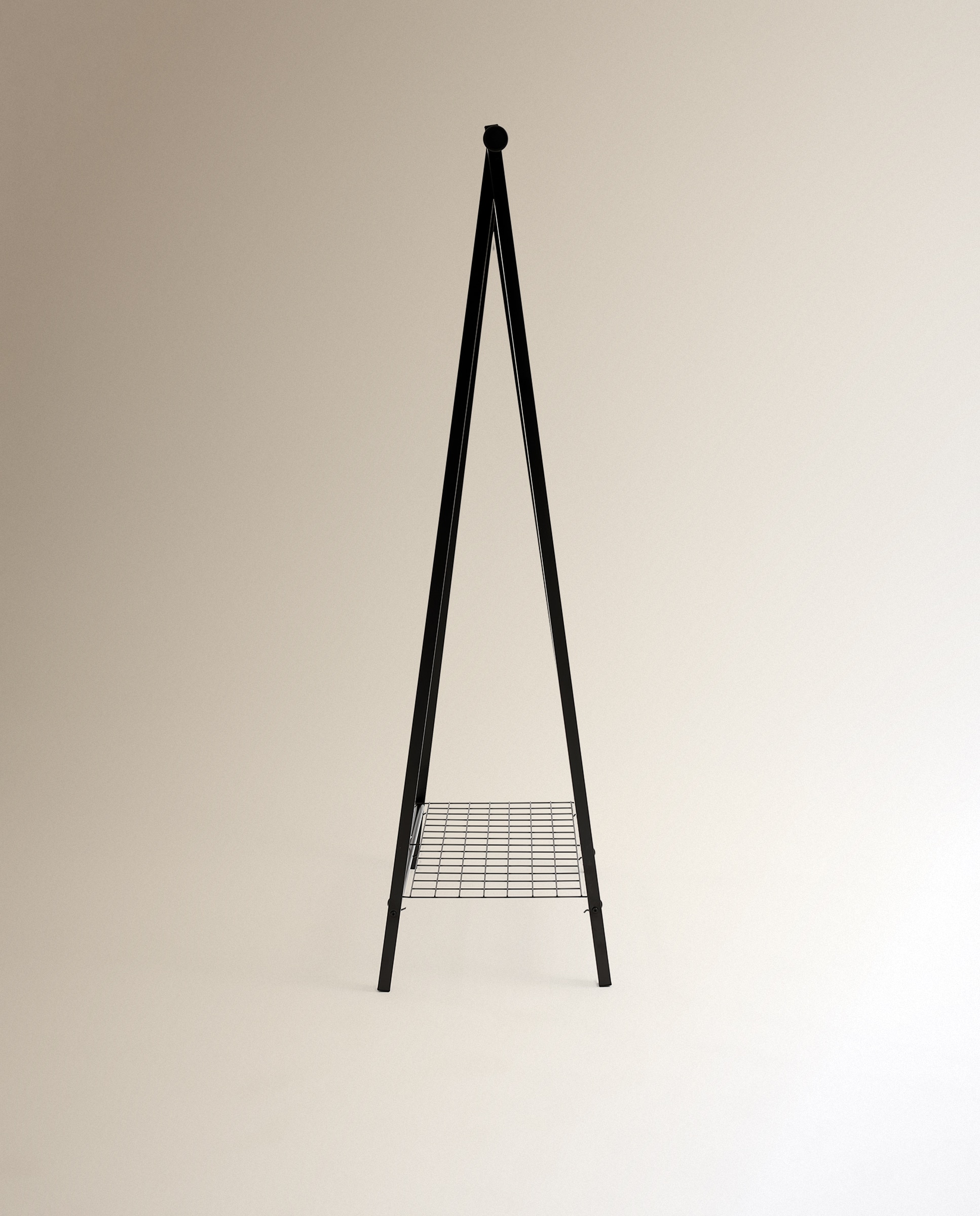 Porta-Cabides Metálico Cute Preto-3