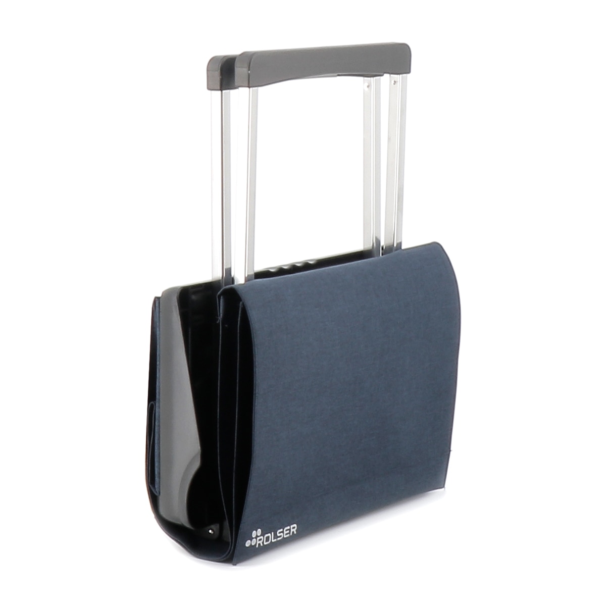 Trolley de compras desdobrável Plegamatic Original Tweed Azul-marinho-4