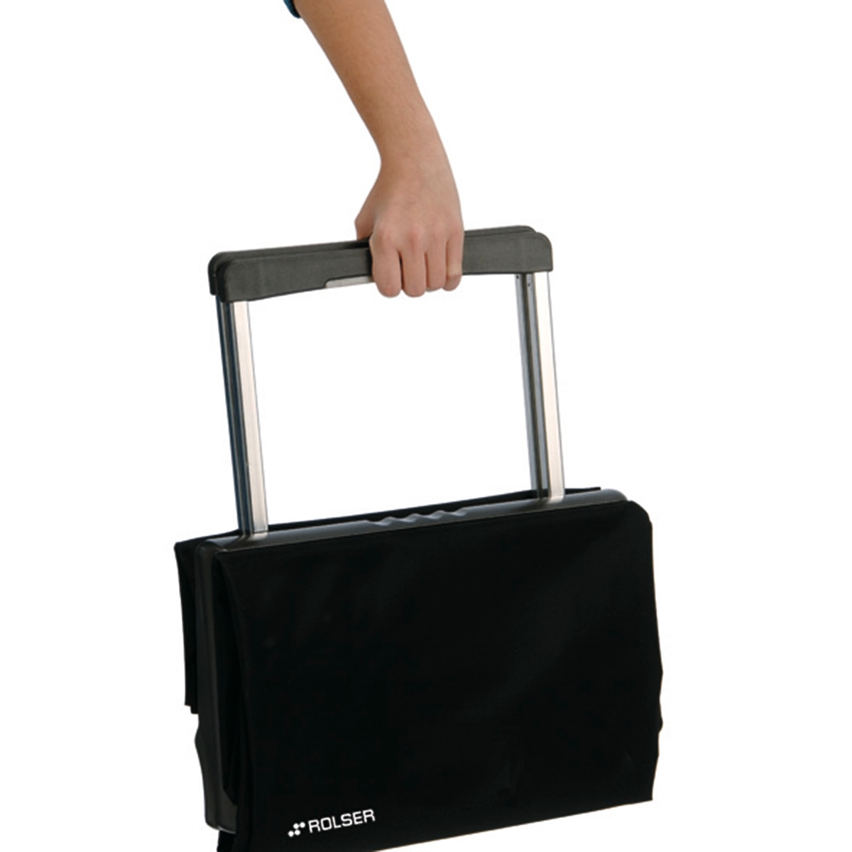 Trolley de compras desdobrável Plegamatic Original Tweed Azul-marinho-8