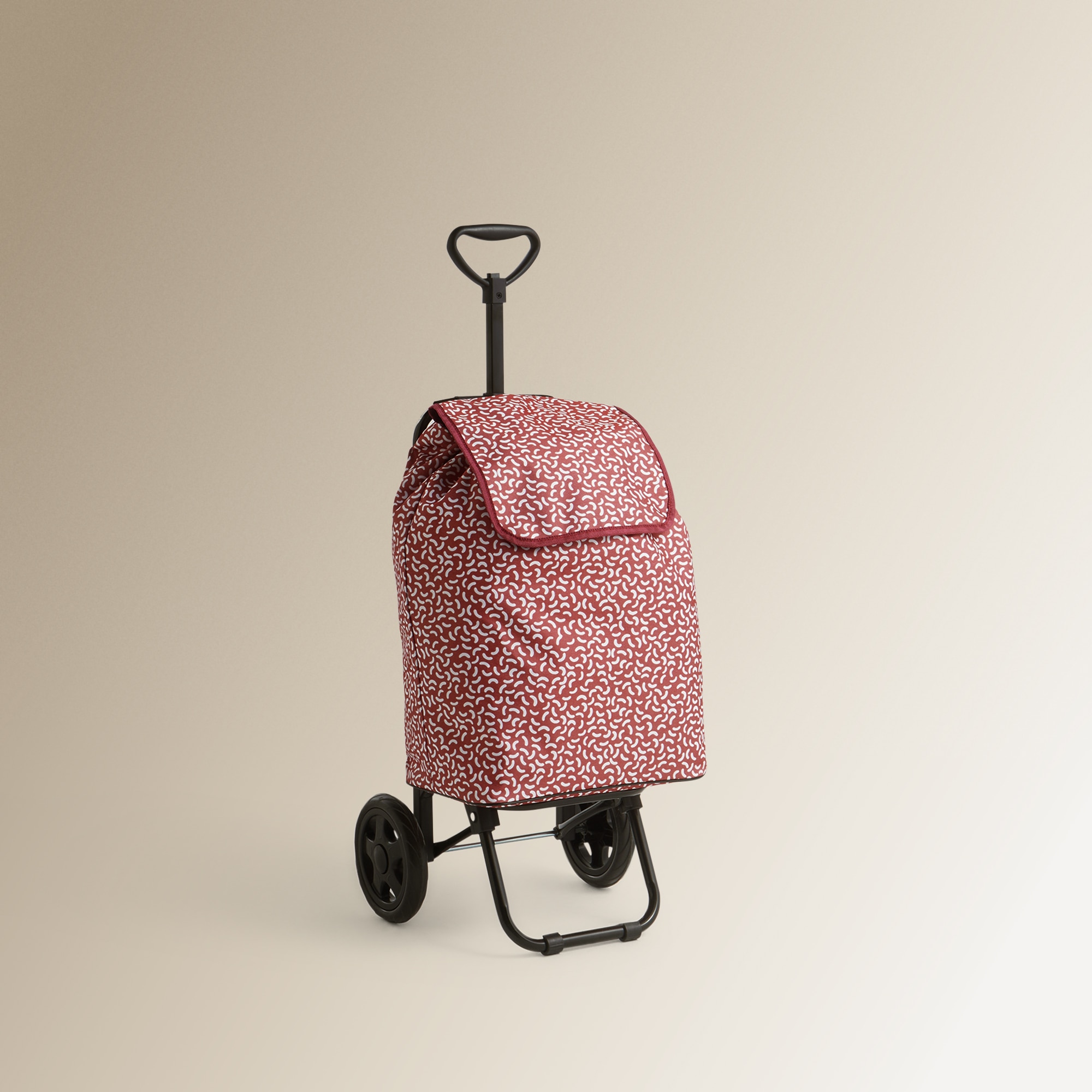 Trolley de compras telescópio Fava Vermelho-3