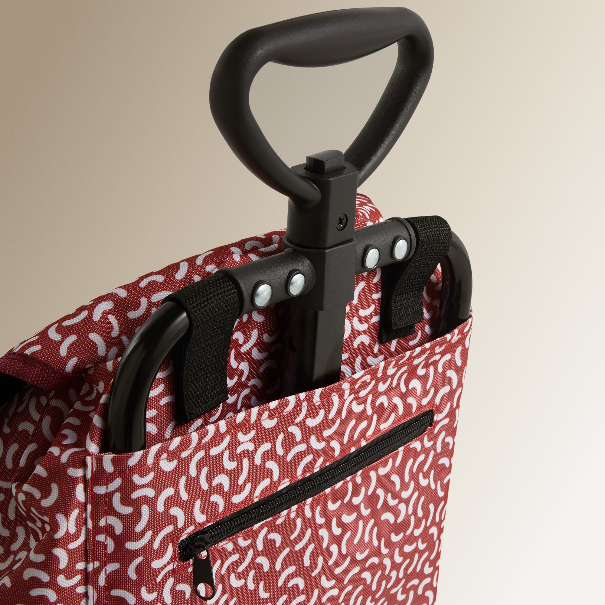 Trolley de compras telescópio Fava Vermelho-6