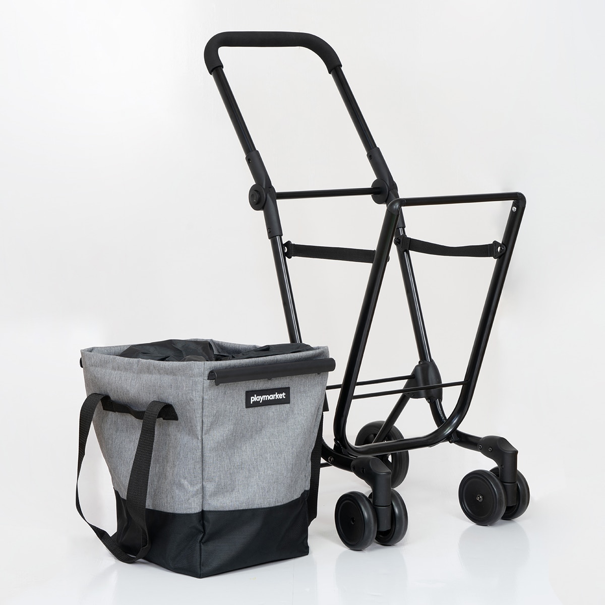 Carro das Compras Easy Go Parti Cinzento-7