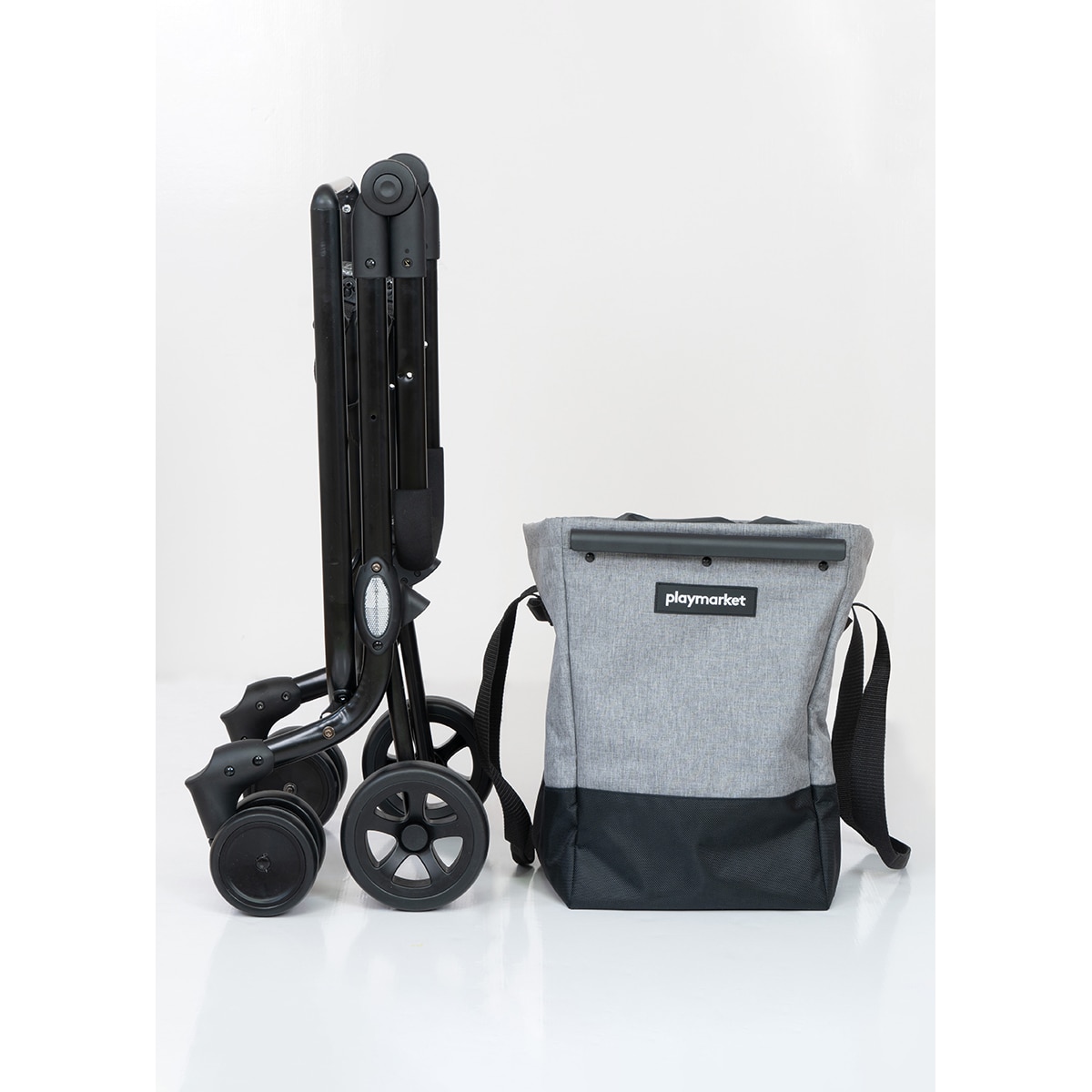 Carro das Compras Easy Go Parti Cinzento-8