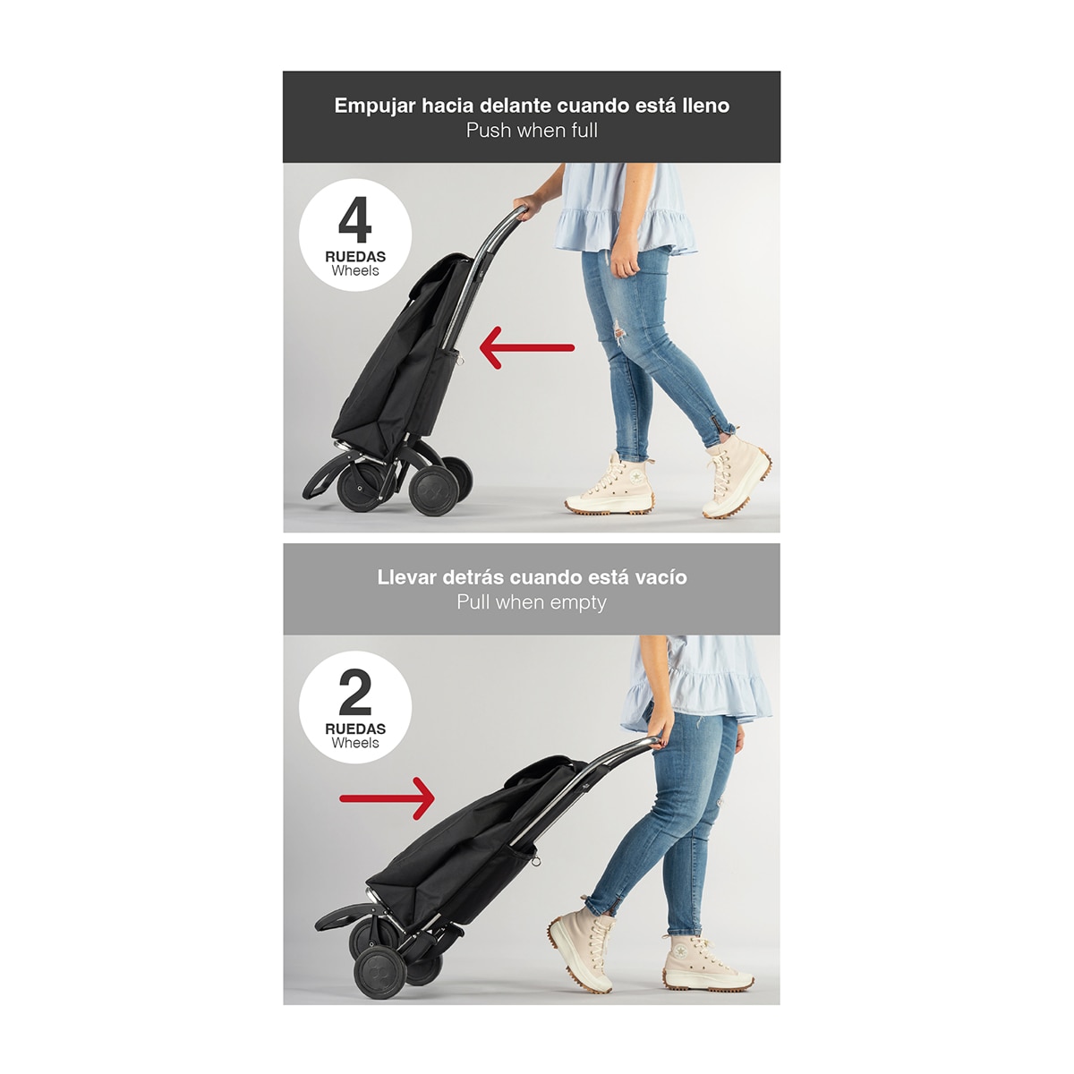 Carro de compra Termo Fresh LN 4 Rolser Azul-12
