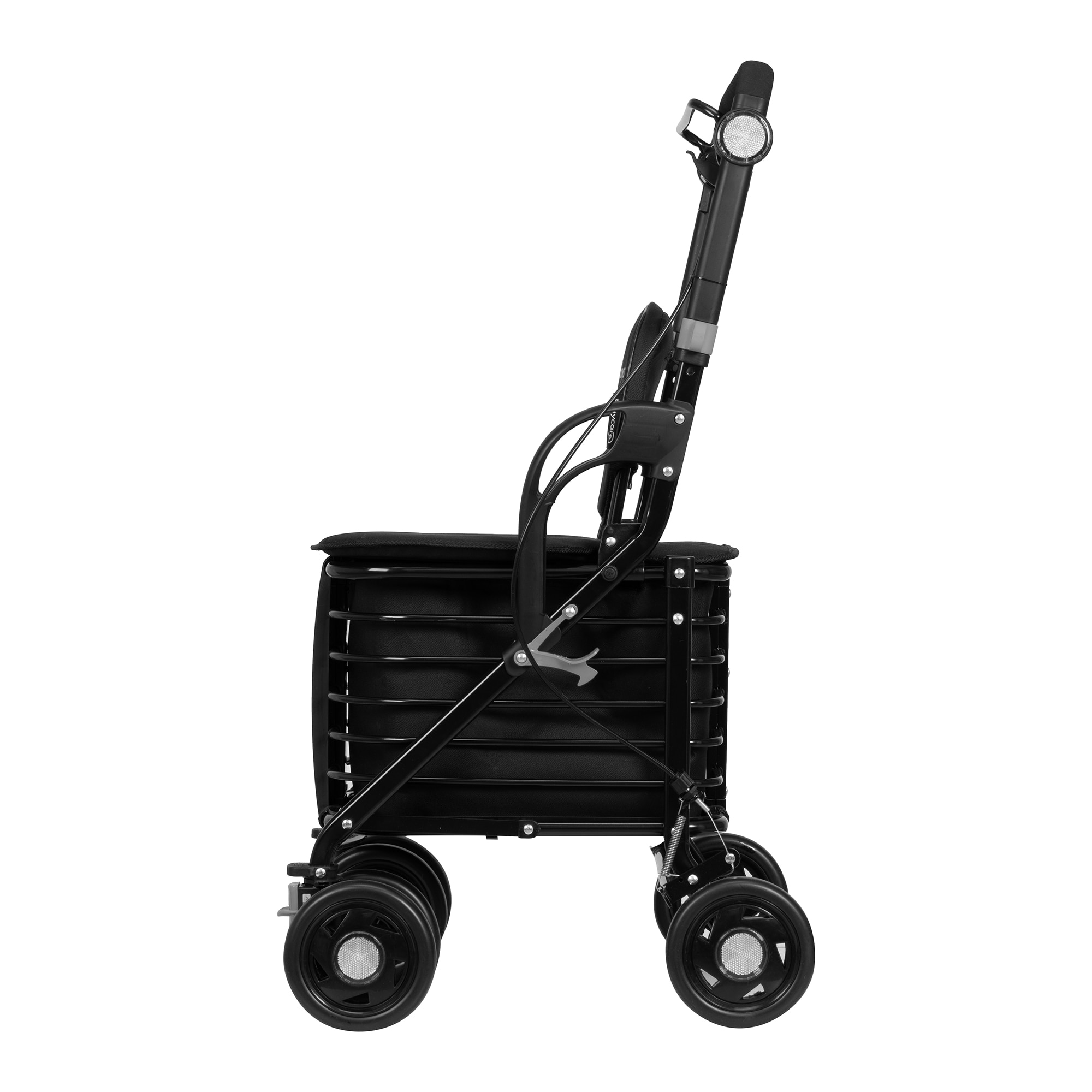 Carro de Compras com Assento Care One Preto-3