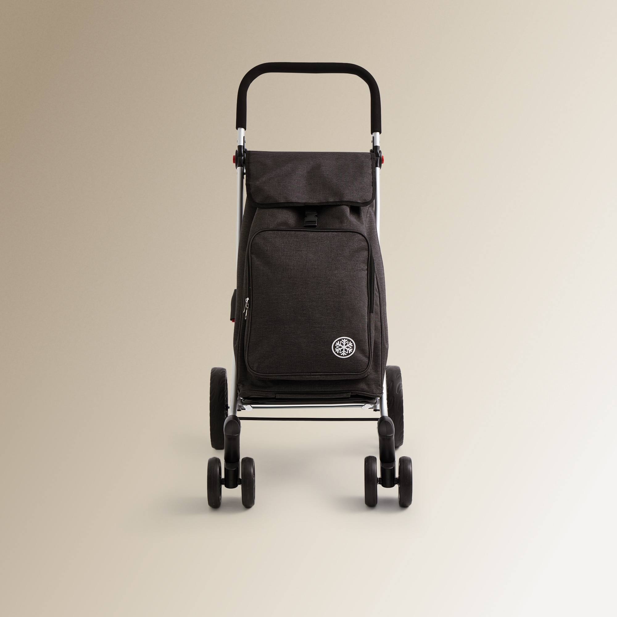 Trolley de Compras Plus + Cinzento-2