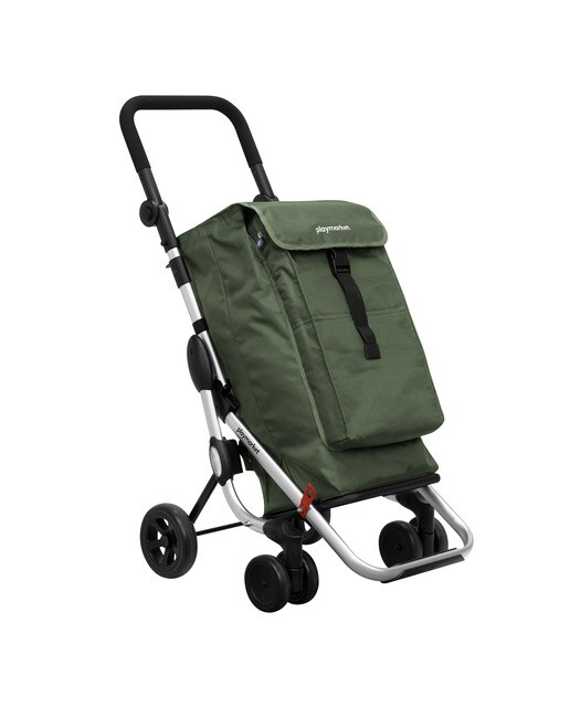 Carro das Compras Go Up Verde Azeitona-3