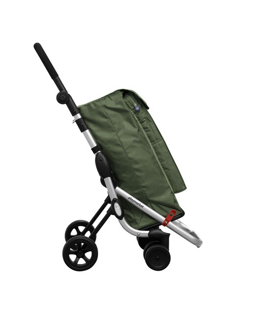 Carro das Compras Go Up Verde Azeitona-7
