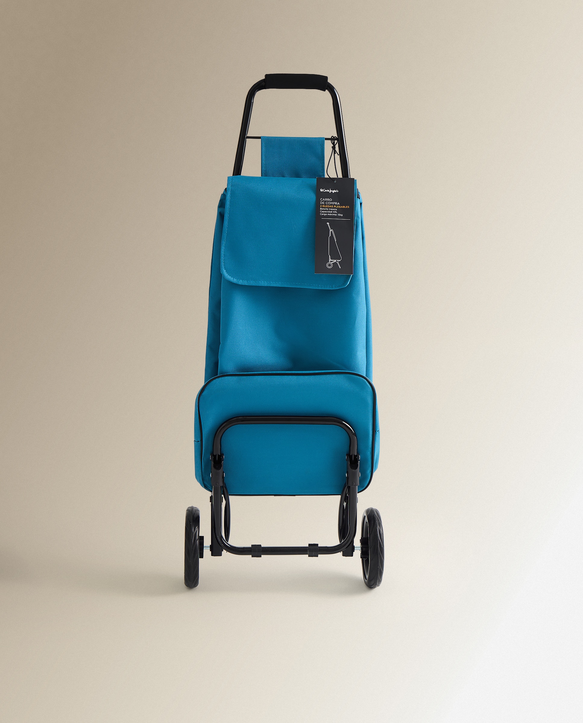 Carro de Compras com 2 Rodas One Azul-6