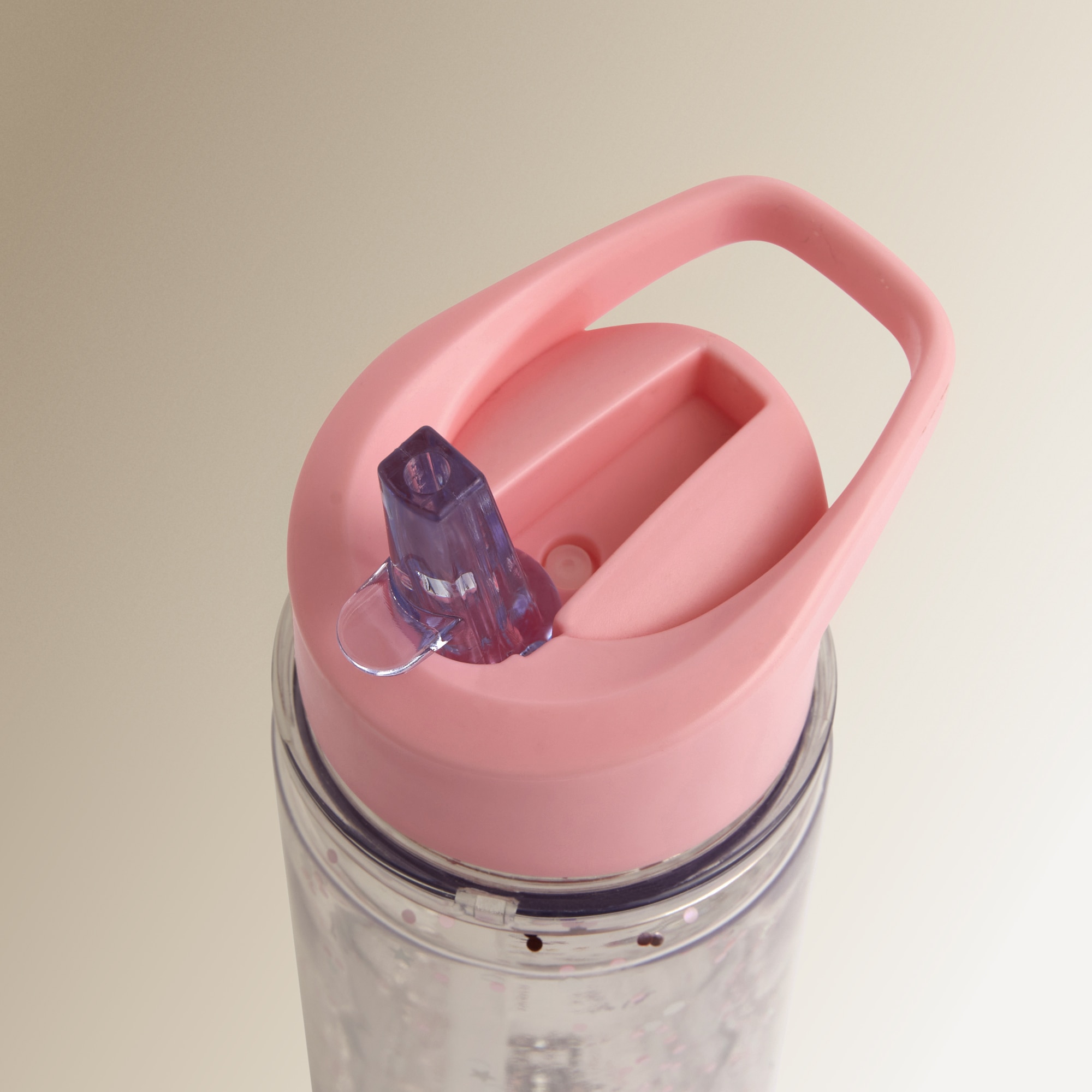 Garrafa de água Glitter Rosa-3