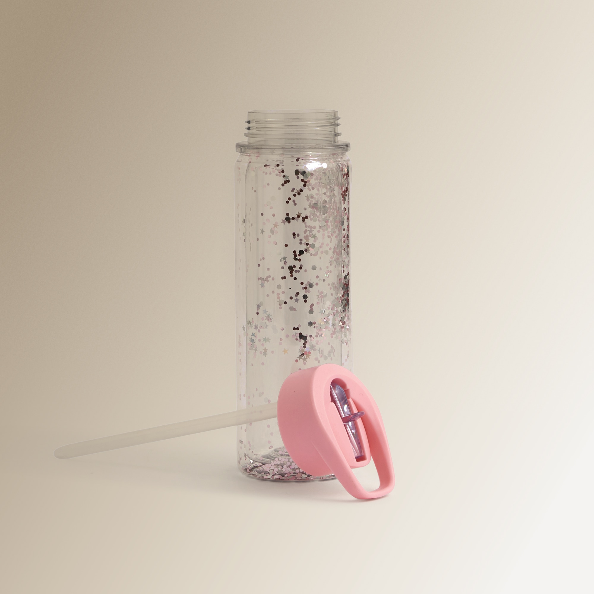 Garrafa de água Glitter Rosa-4