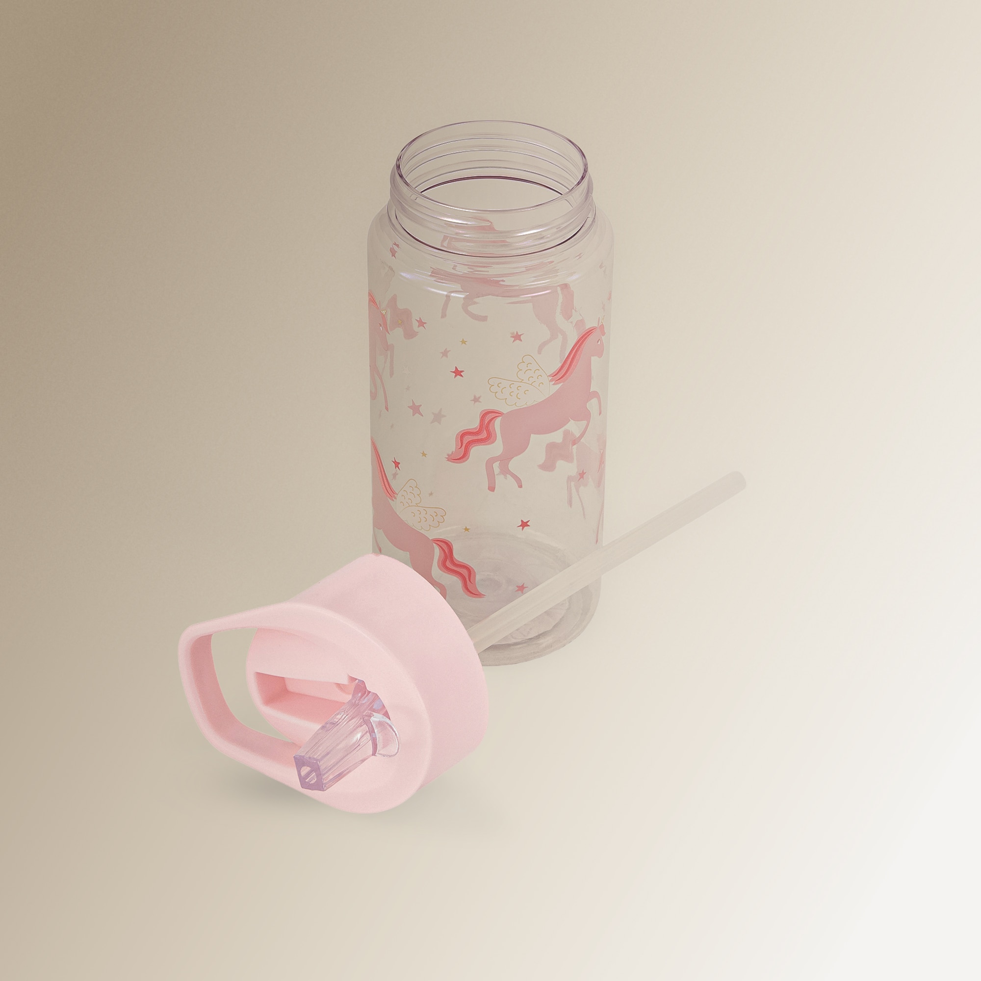 Garrafa de Água Unicórnio Rosa-2