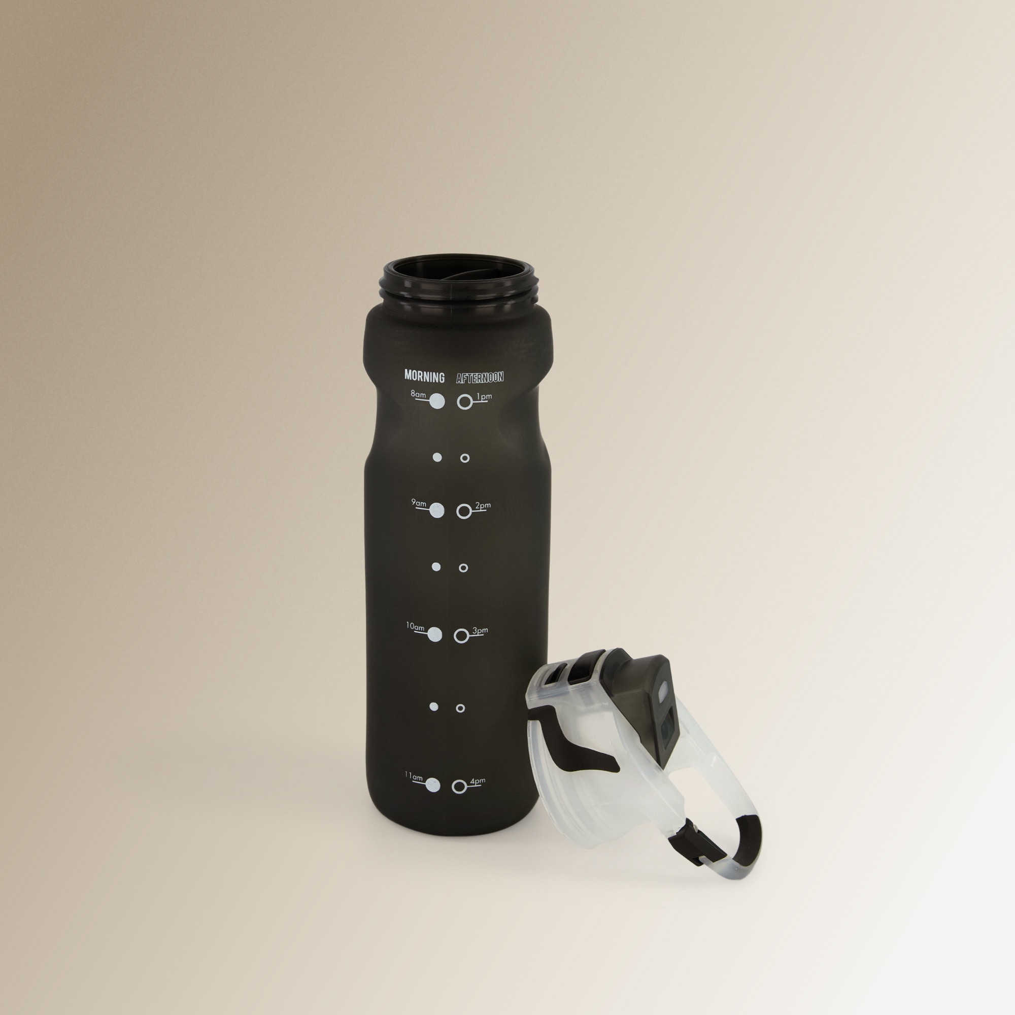 Botella de agua de tritán 750 ml El Corte Inglés - Antracita Antracita-2