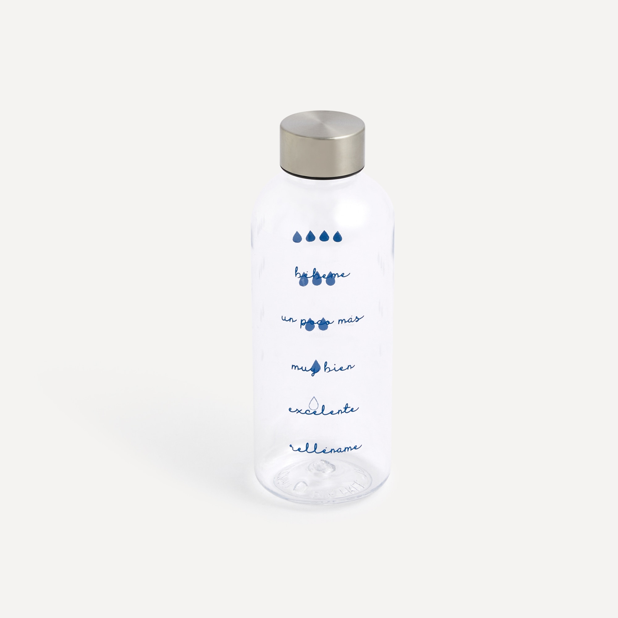 Botella de agua Gotas El Corte Inglés Azul claro-2