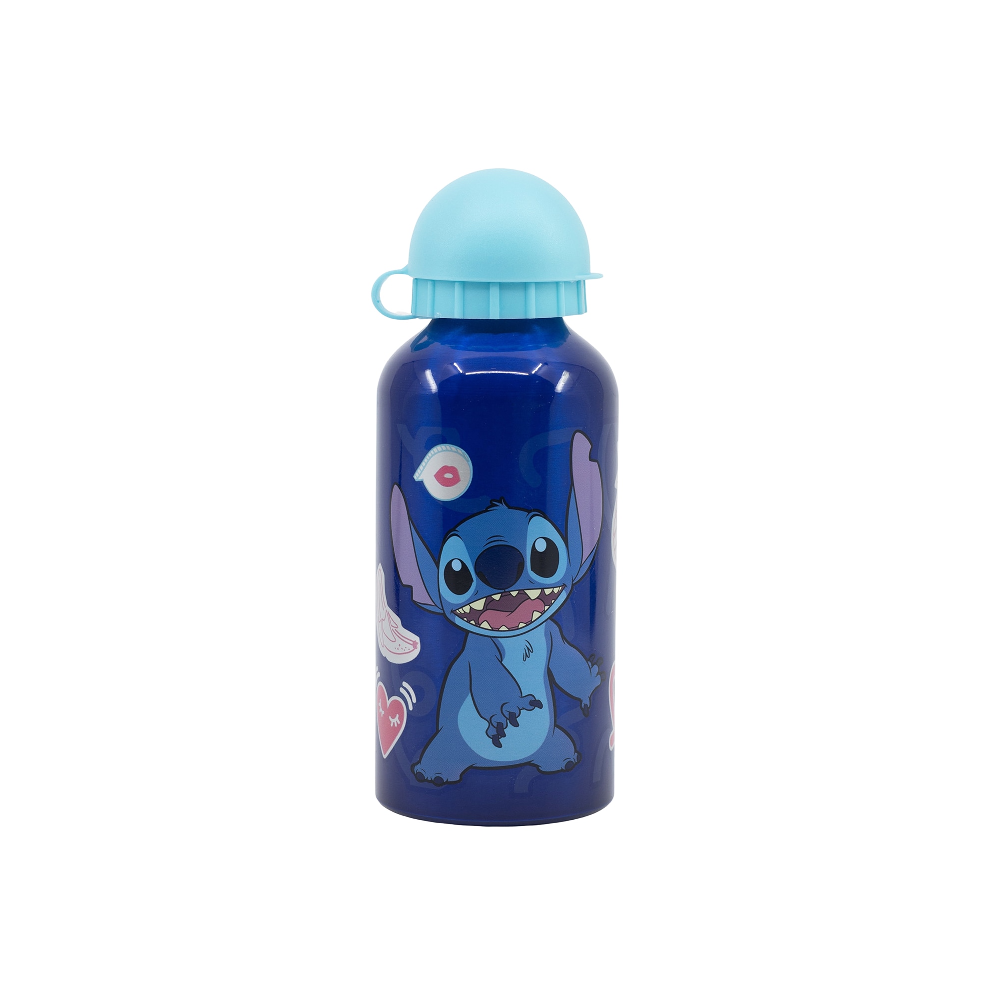 Botella de aluminio Stitch Palms Disney Azul-3