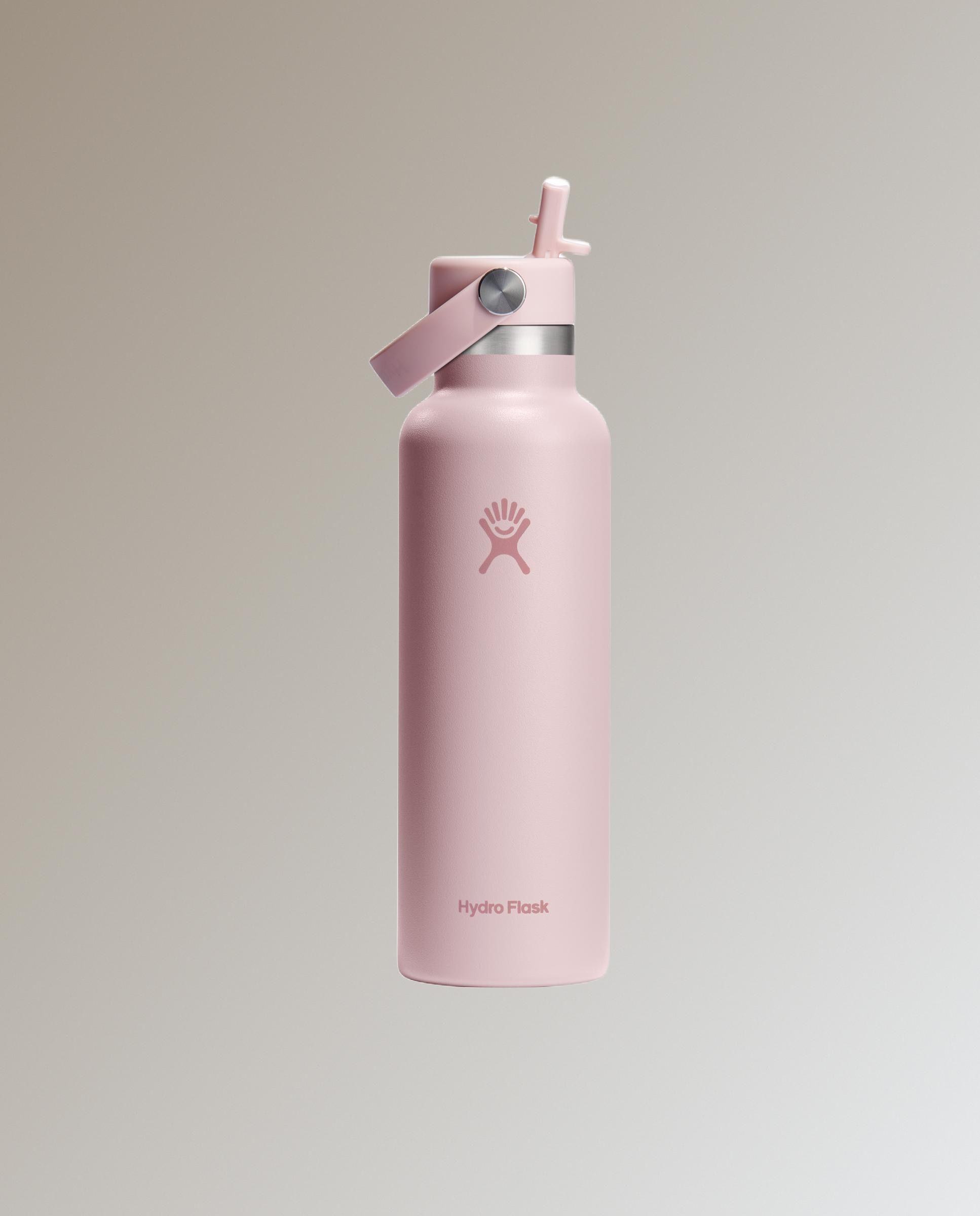 Botella standard 0,62L c/pajita integrada TRILLIUM - Rosa Rosa-2