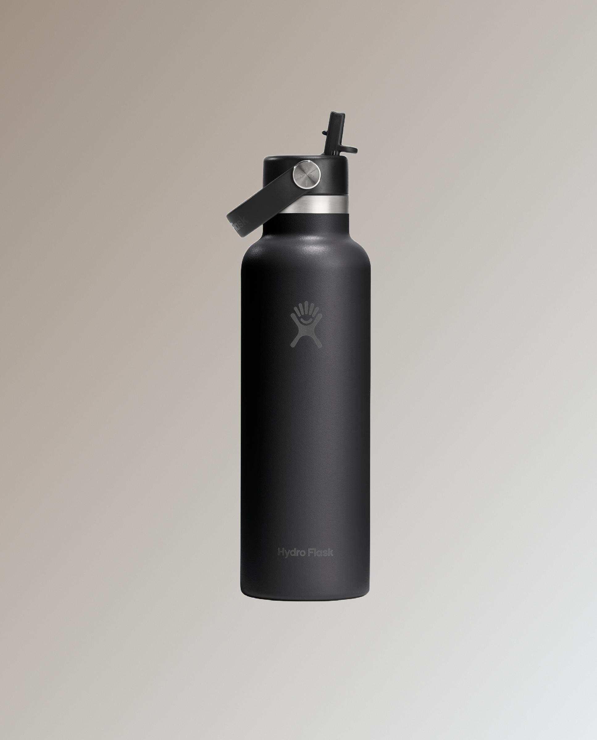 Botella standard 0,62L c/pajita integrada BLACK - Negro Negro-2