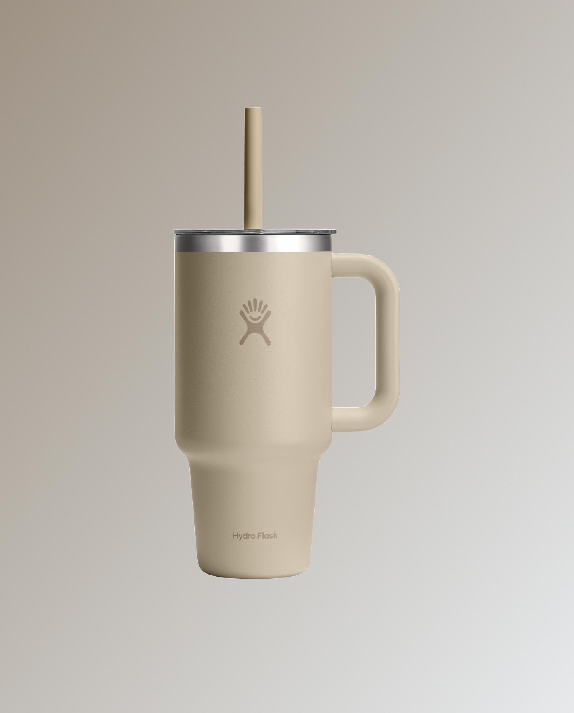 Imagen 1 de Taza c/pajita flexible 0,95L OAT Beige