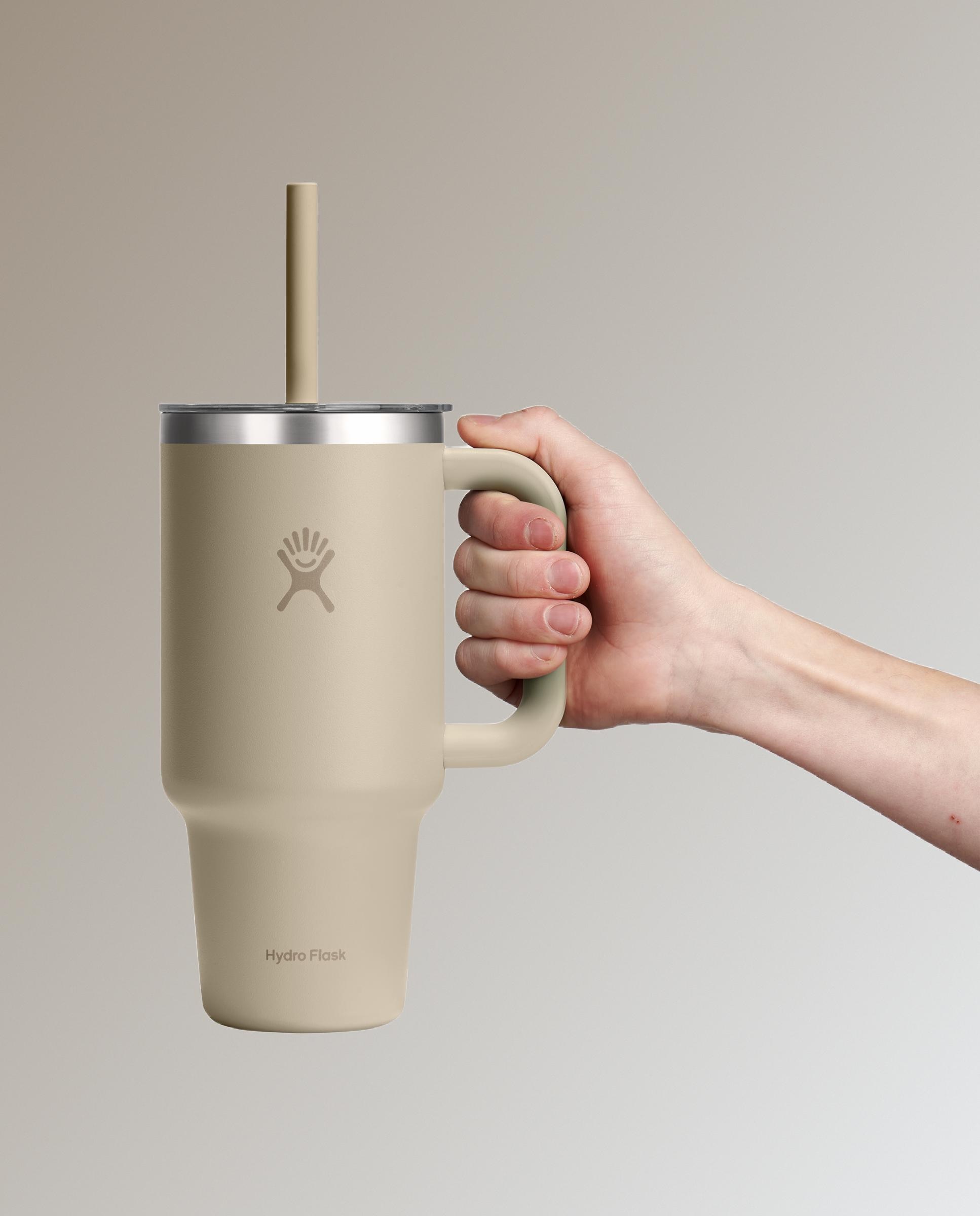 Imagen 4 de Taza c/pajita flexible 0,95L OAT - Beige Beige