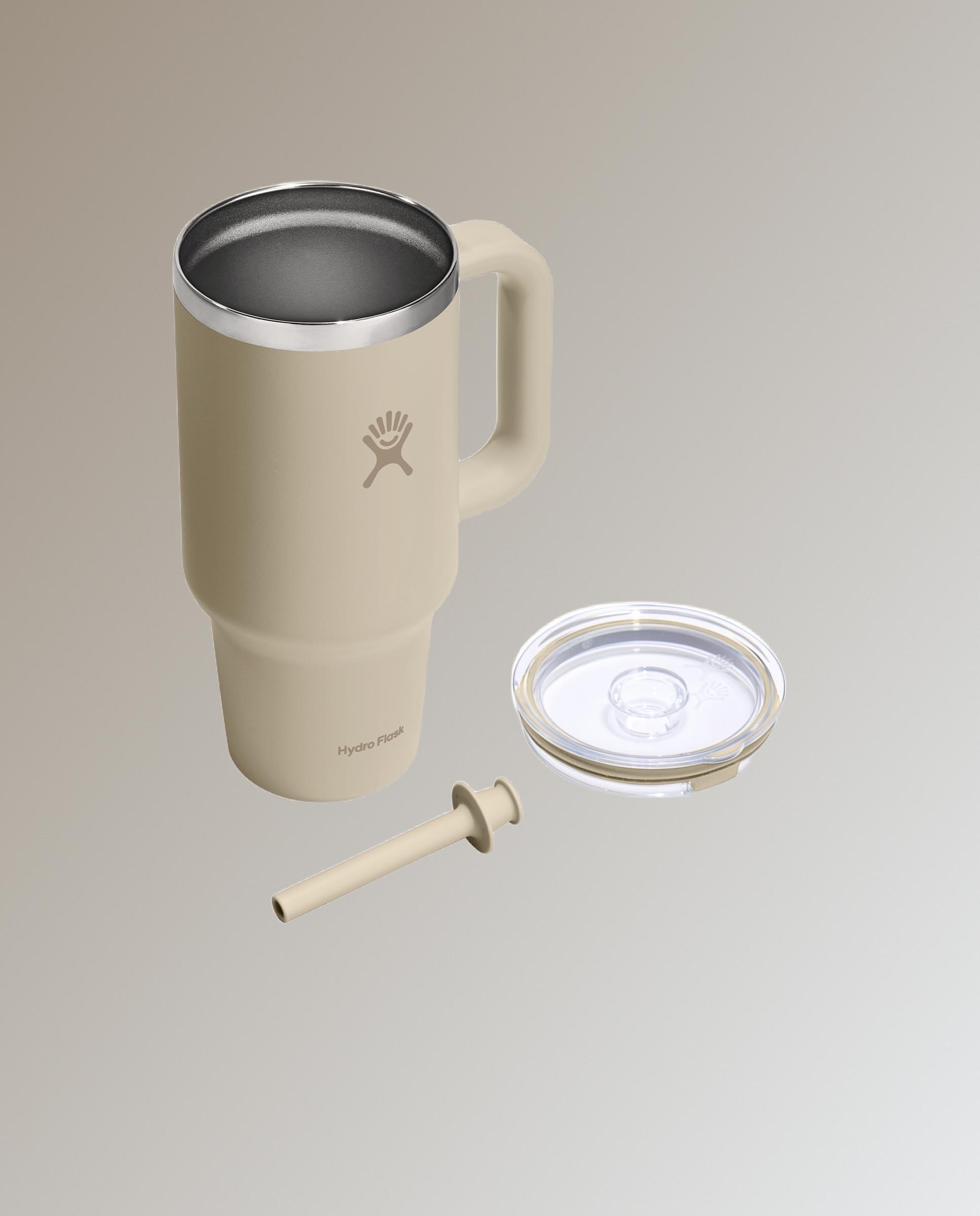 Imagen 5 de Taza c/pajita flexible 0,95L OAT - Beige Beige