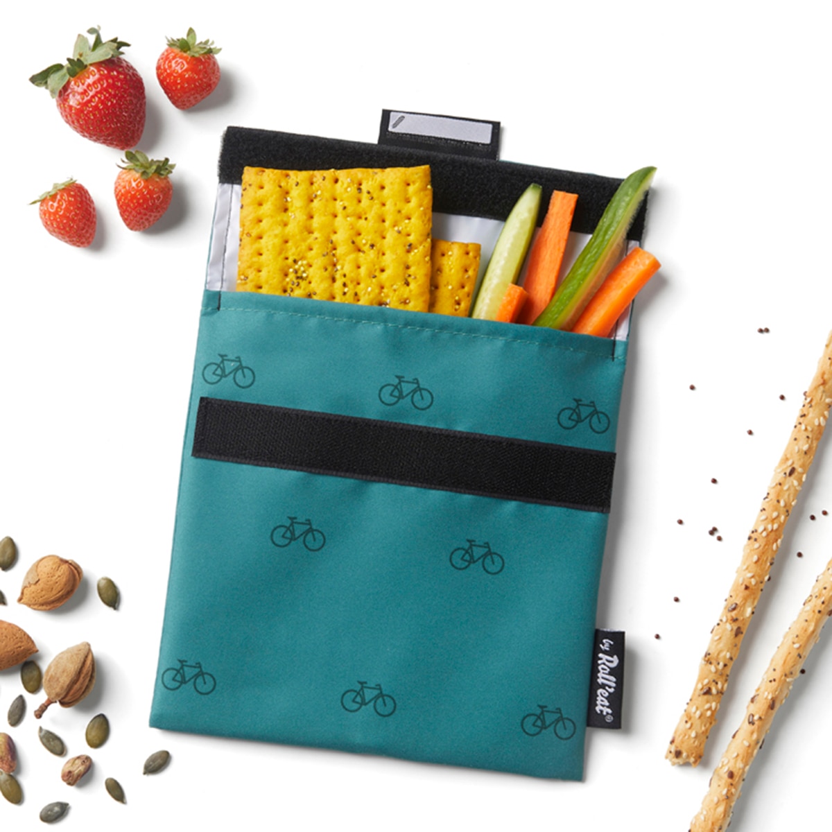 Porta-Alimentos Snack'N'Go Icons Bike Verde-2