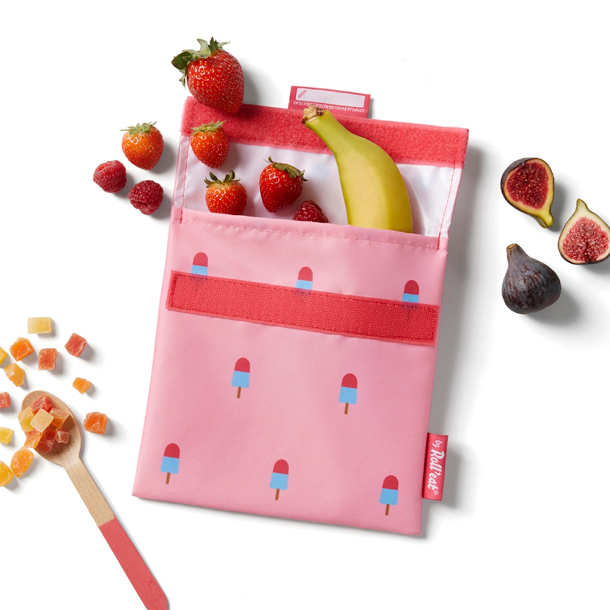 Porta-Alimentos Ice Cream Snack'N'Go Rosa-2