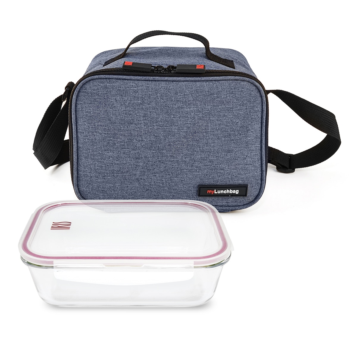 Bolsa porta alimentos Go Glass Vidrio Iris Barcelona - Azul Azul-1