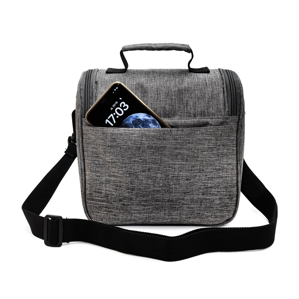 Mala Porta-Alimentos Case Cinzento-4