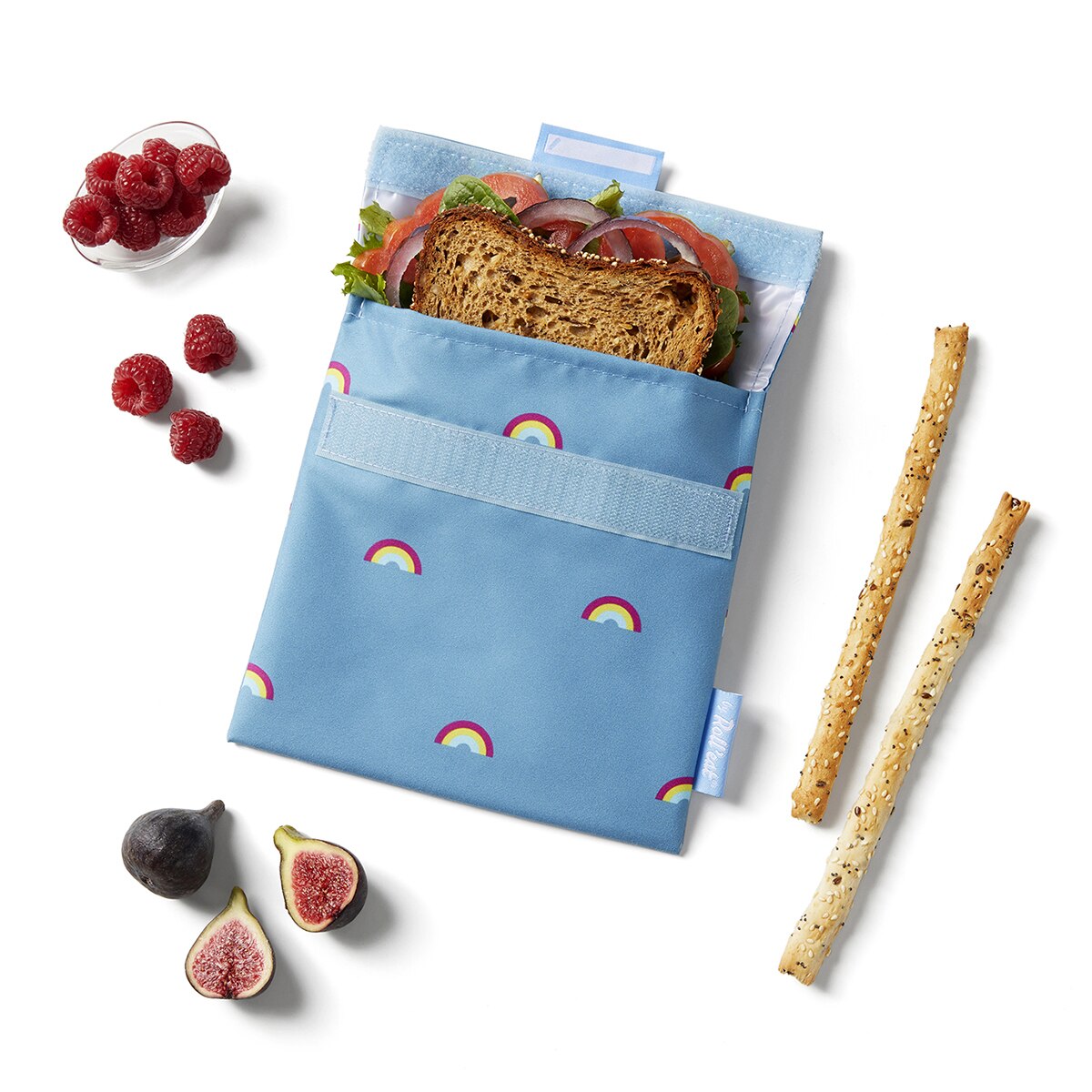 Porta alimentos Snack 'N' Go Icons Rainbow Roll 'Eat Azul-2