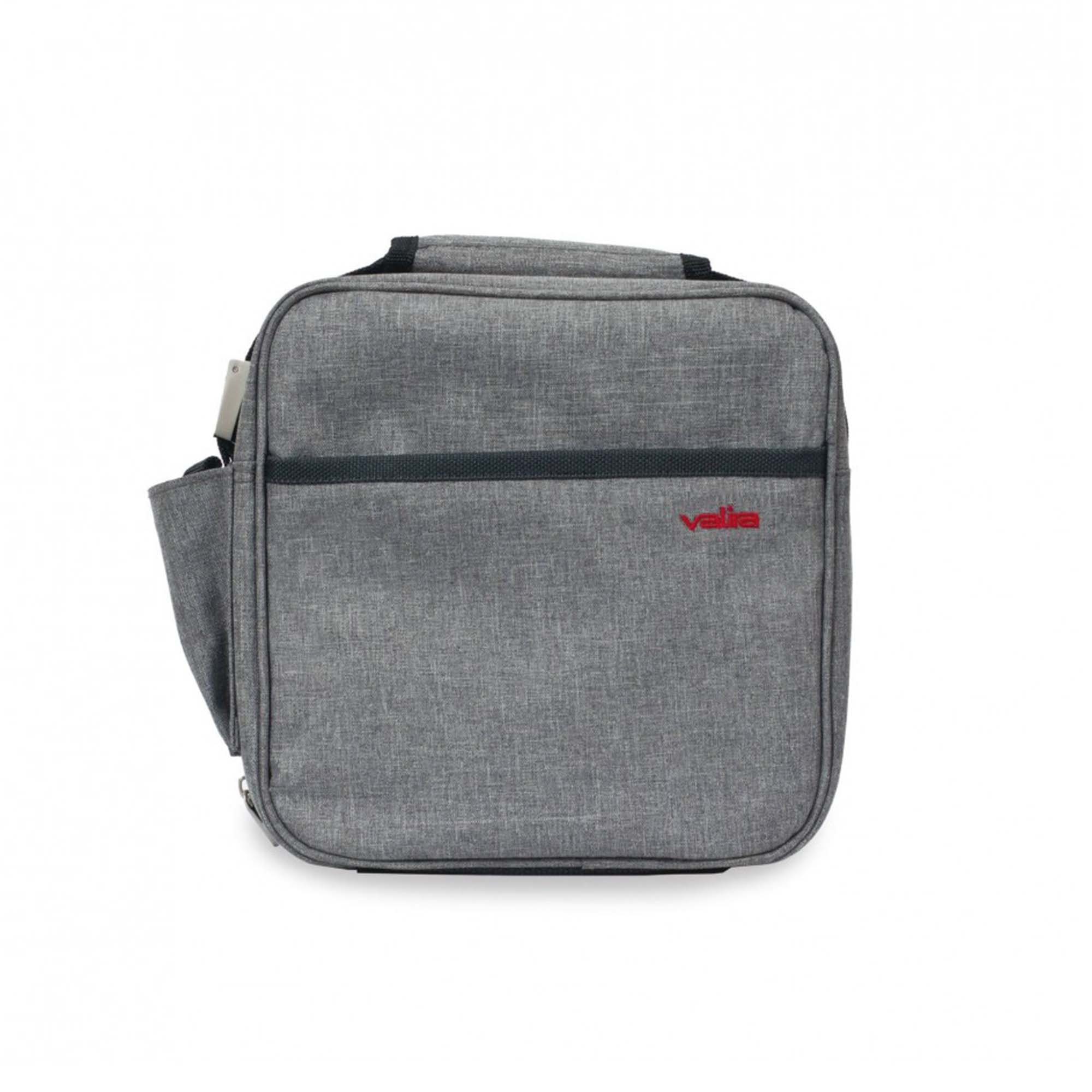 Bolsa porta alimentos con 2 contenedores Soft Valira Gris-4