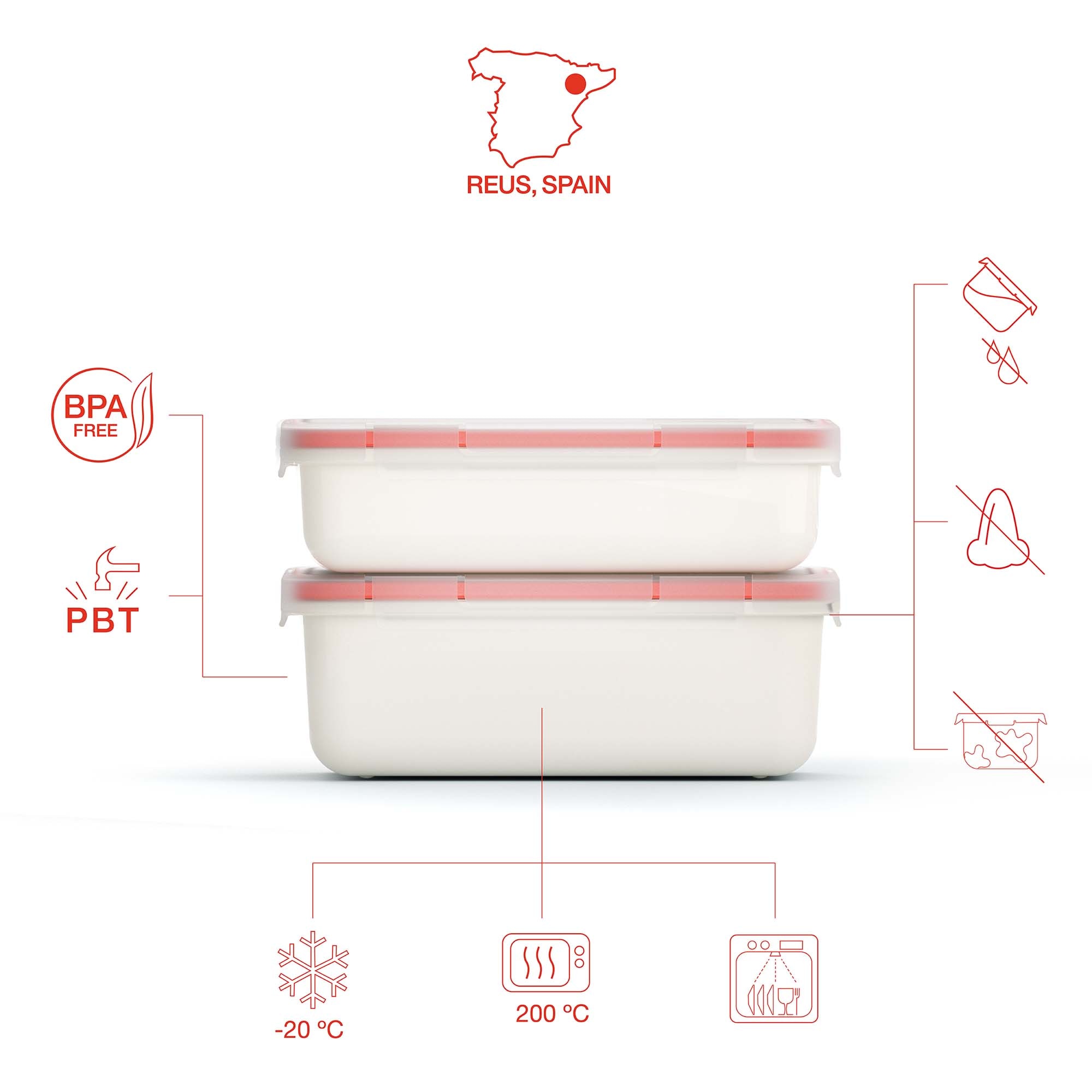 Bolsa porta alimentos con 2 contenedores Soft Valira Gris-5