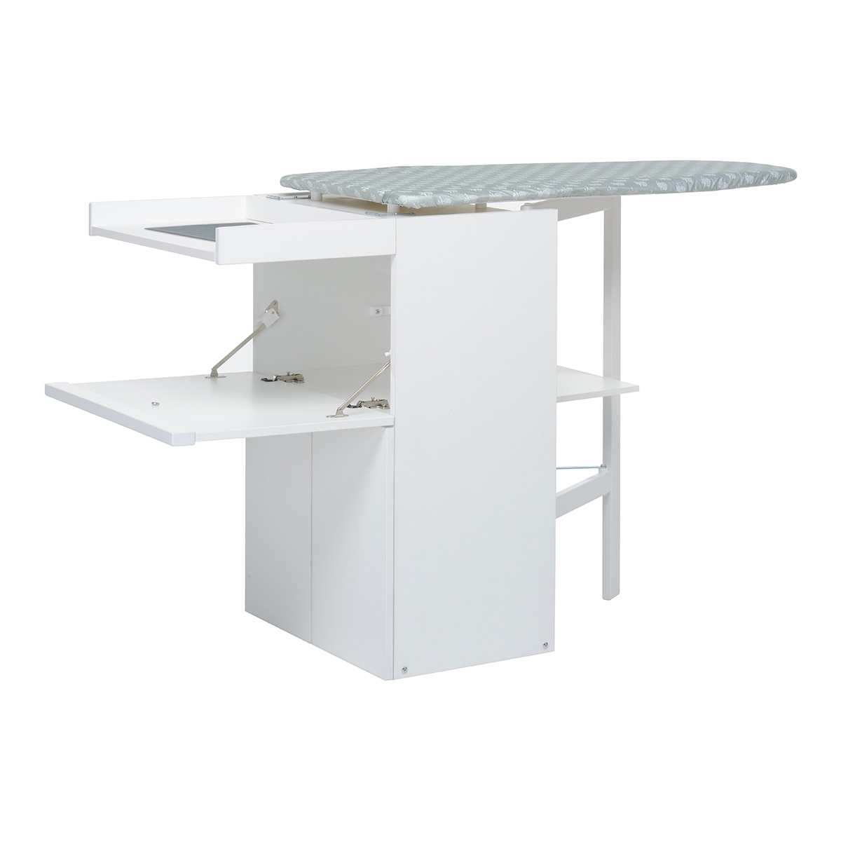 Mueble con tabla de planchar 101x49 loStiro Foppapedretti - Blanco Blanco-1