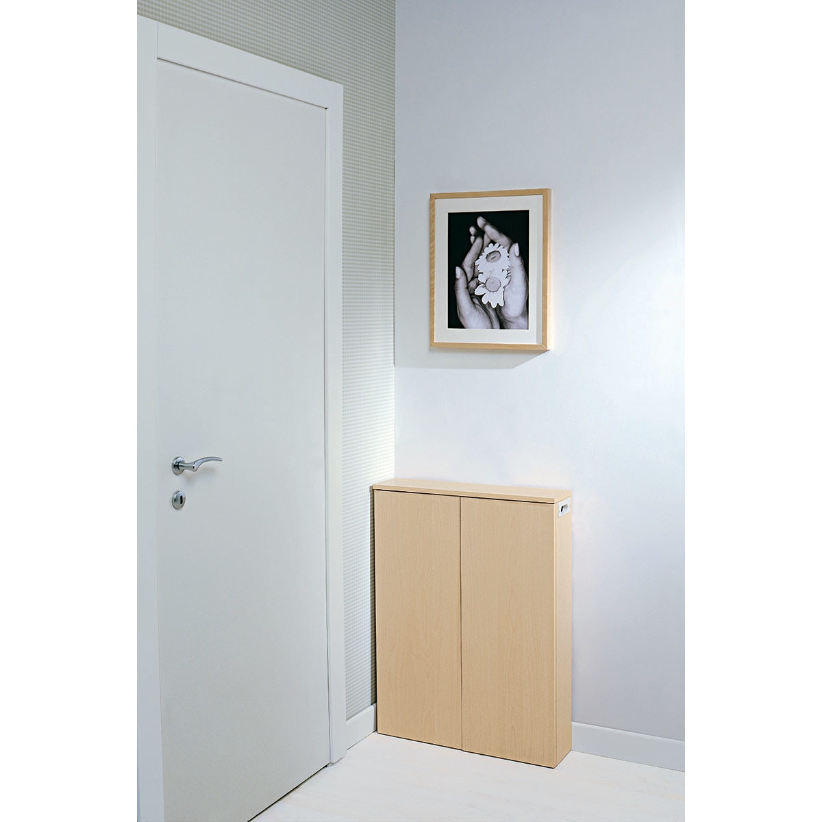 Móvel com tábua de engomar 124 x 64 Stiraemolla Natural-7