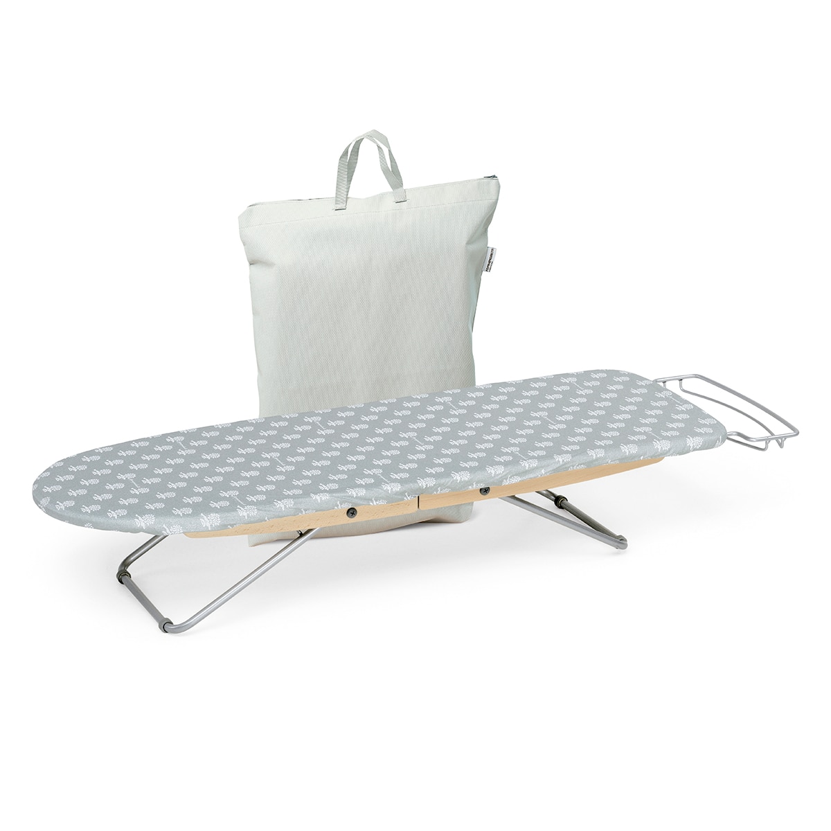 Tábua de Engomar de Mesa Dobrável Stirofast Cinzento-1
