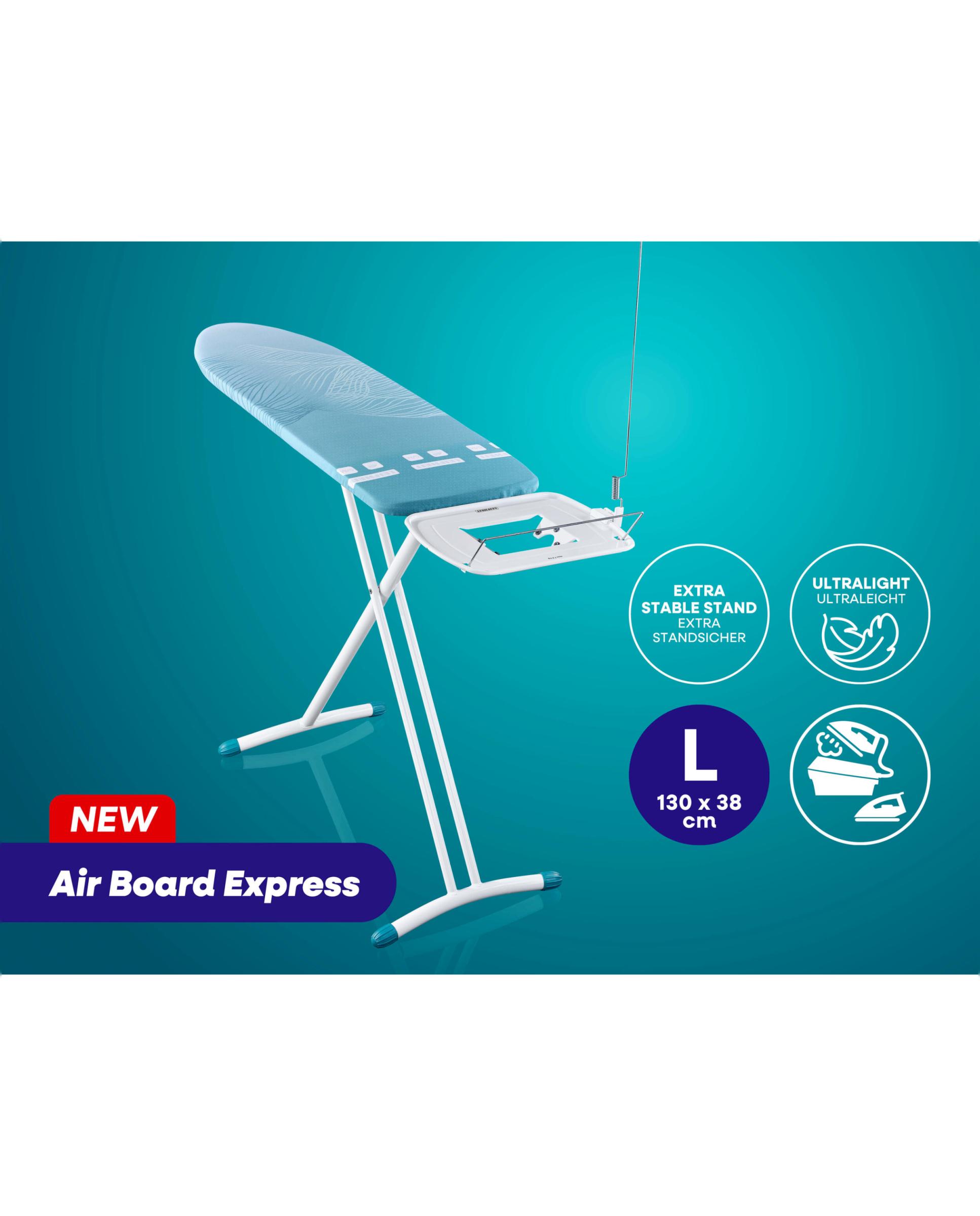 Tábua de engomar 130 x 38 Air Board Express L Solid Branco-4
