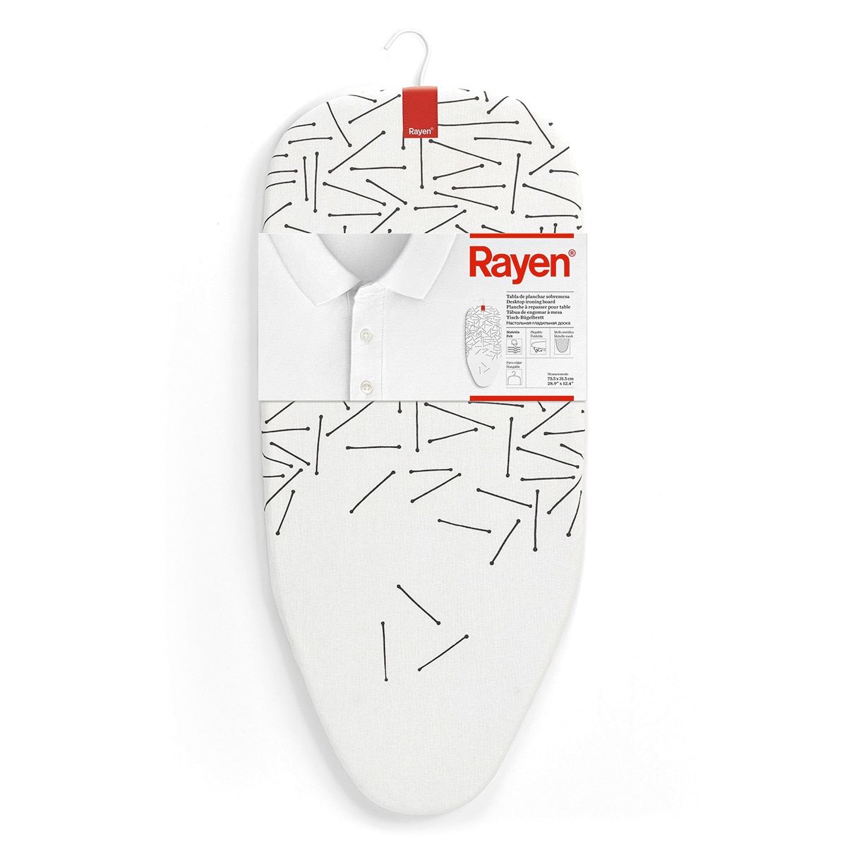 Tabla de planchar de sobremesa Rayen Multicolor-3