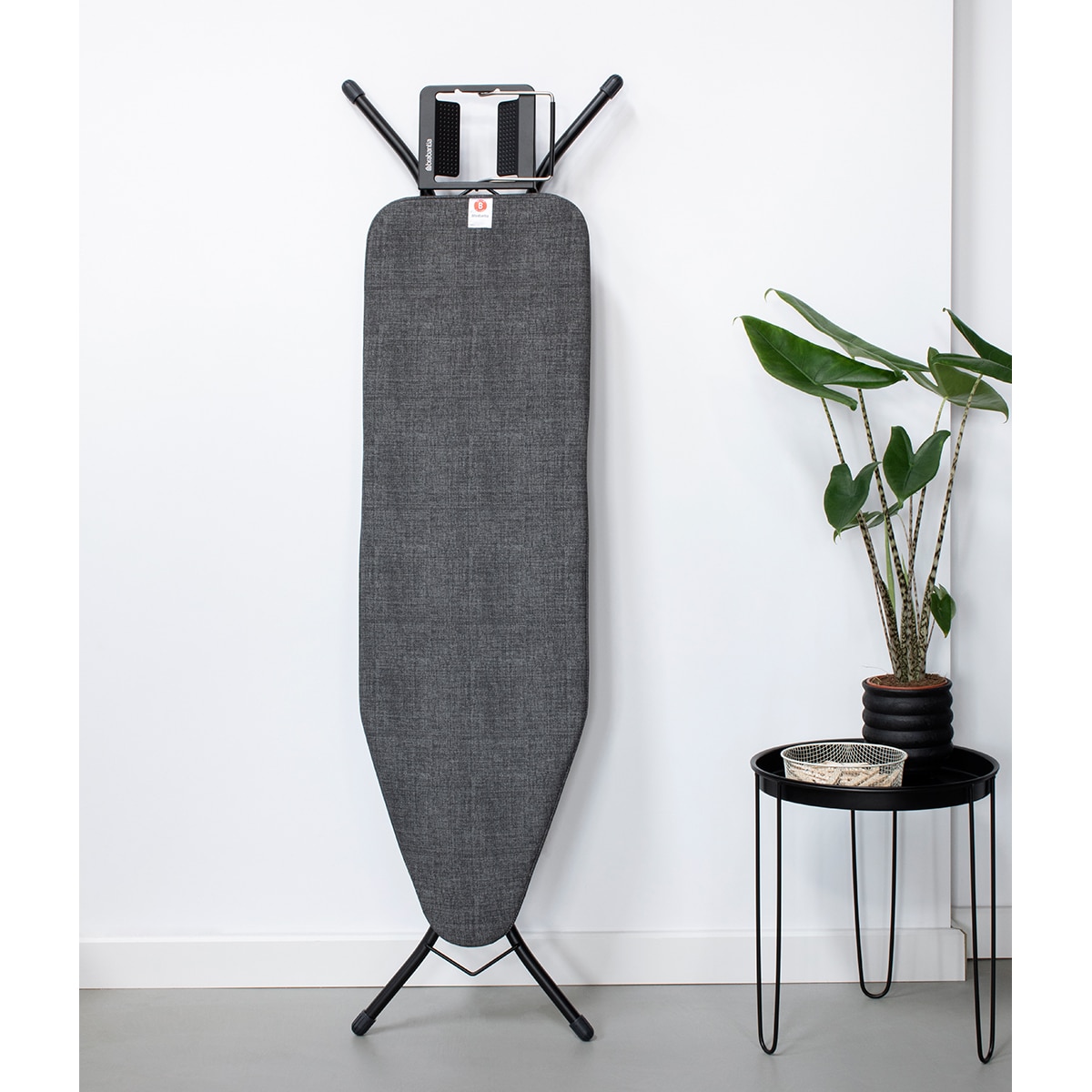 Tábua de engomar 124 x 38 cm Denim Black Preto-4
