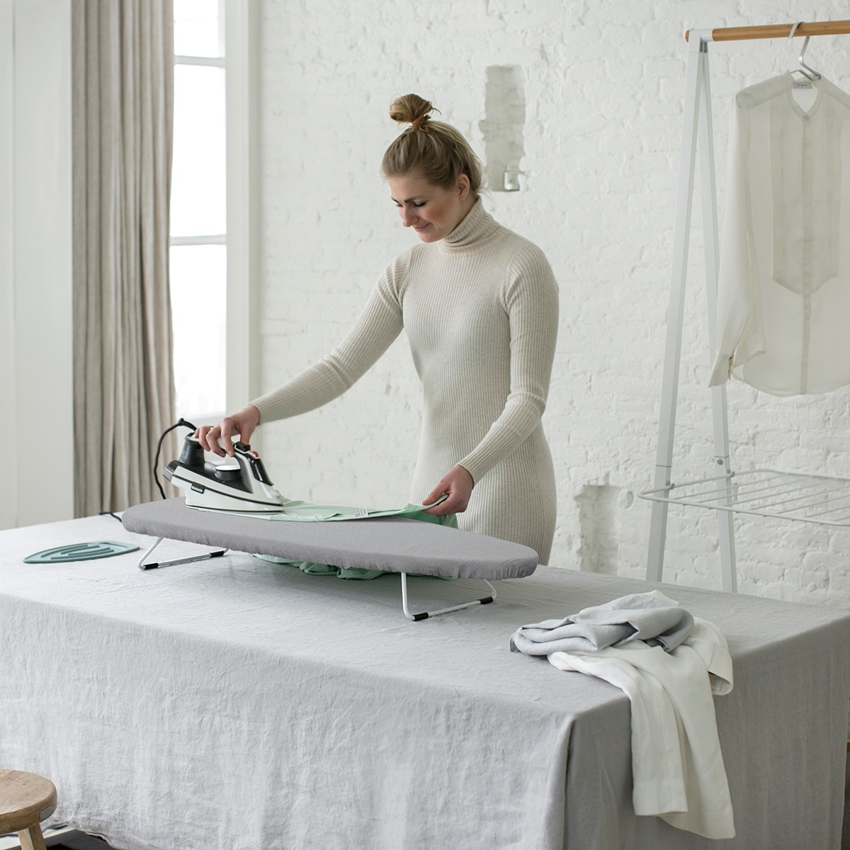 Tábua de engomar 95x30 Sobremesa Aço-5