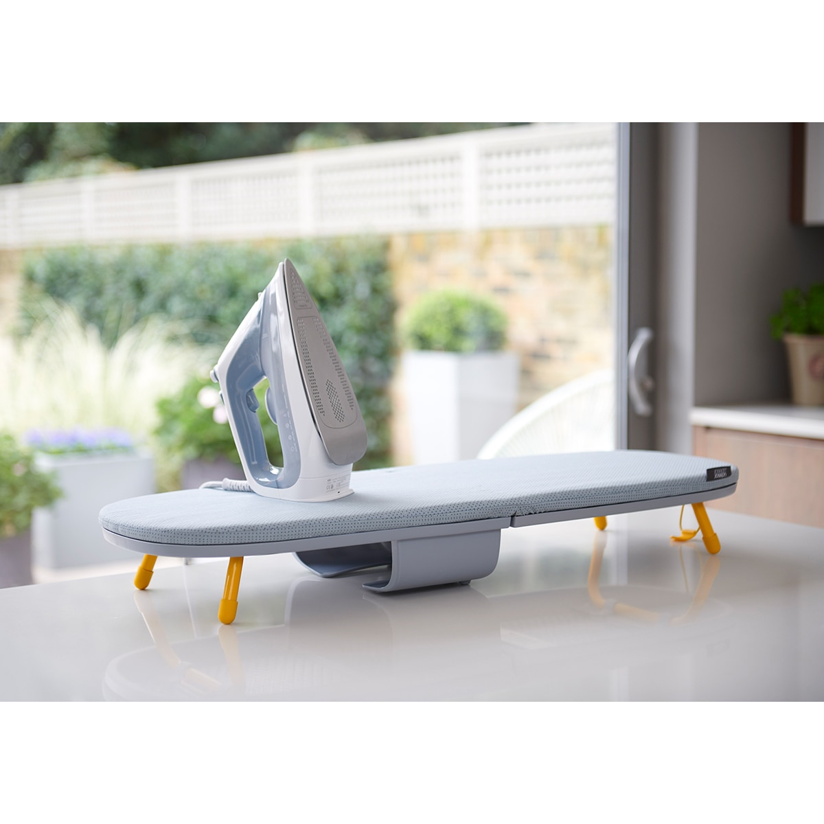 Tábua de passar de mesa dobrável Pocket Folding Cinzento-6