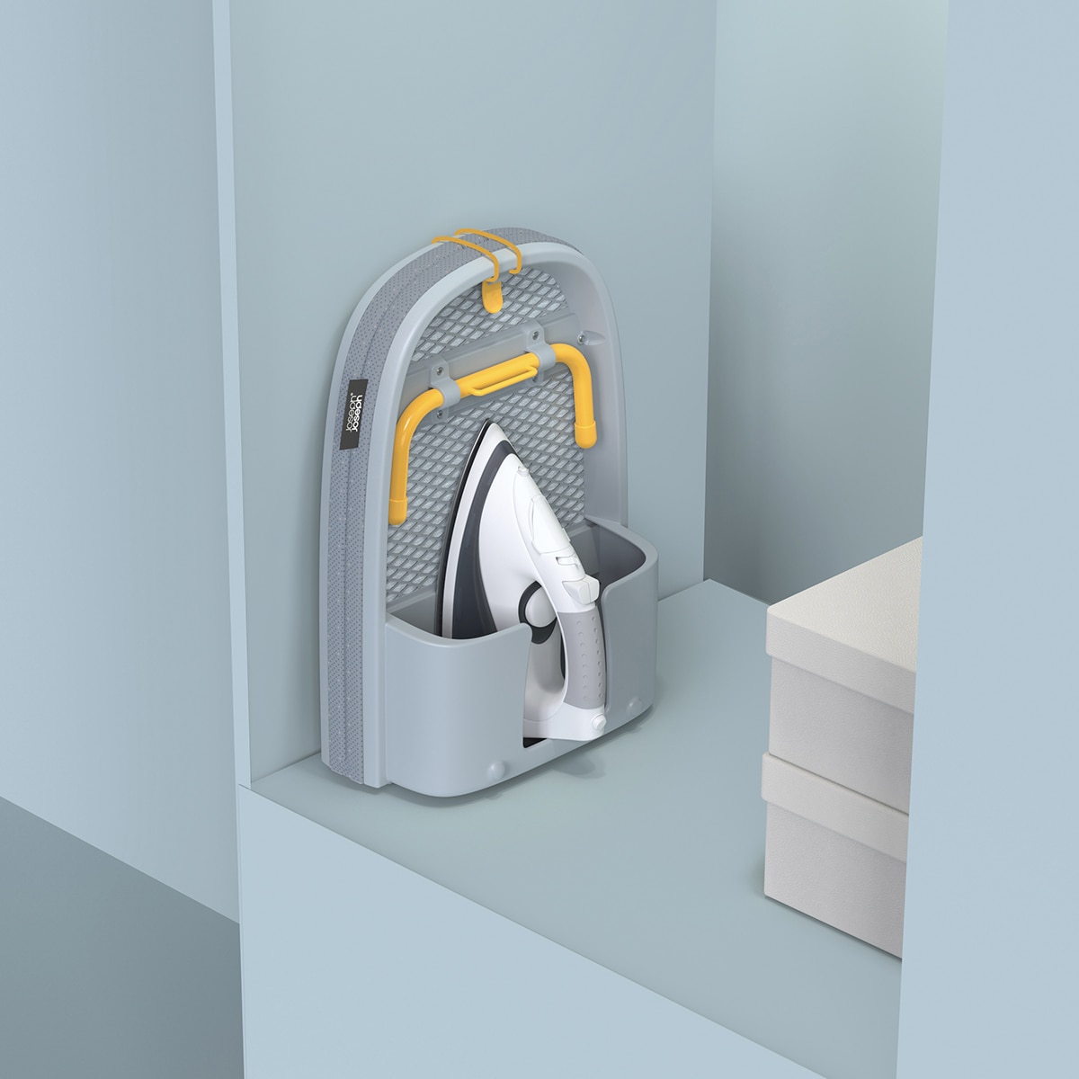 Tábua de passar de mesa dobrável Pocket Folding Cinzento-7