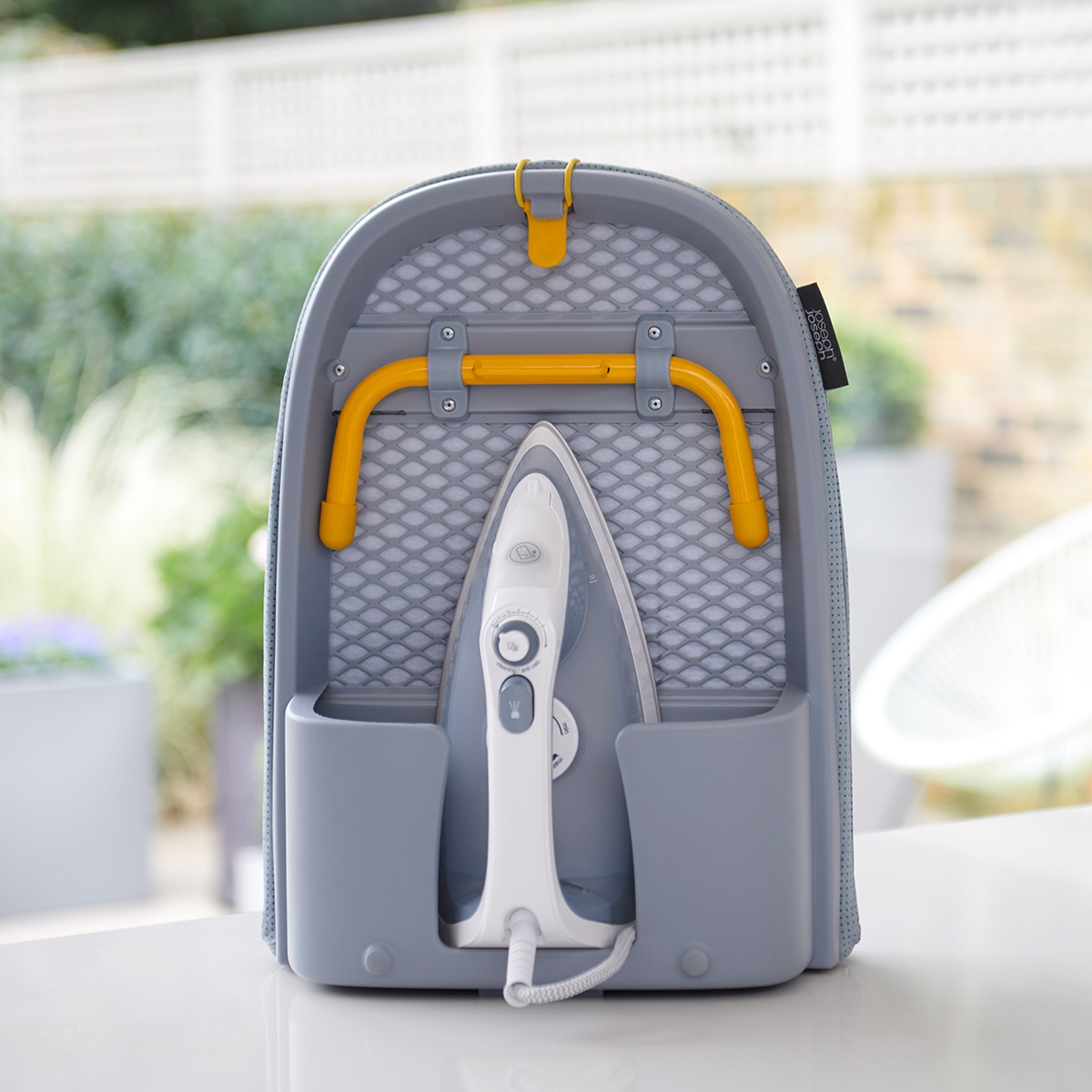 Tábua de passar de mesa dobrável Pocket Folding Cinzento-10