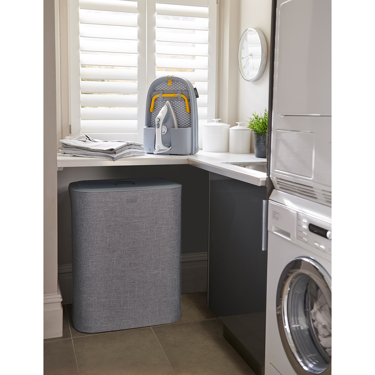 Tábua de passar de mesa dobrável Pocket Folding Cinzento-15