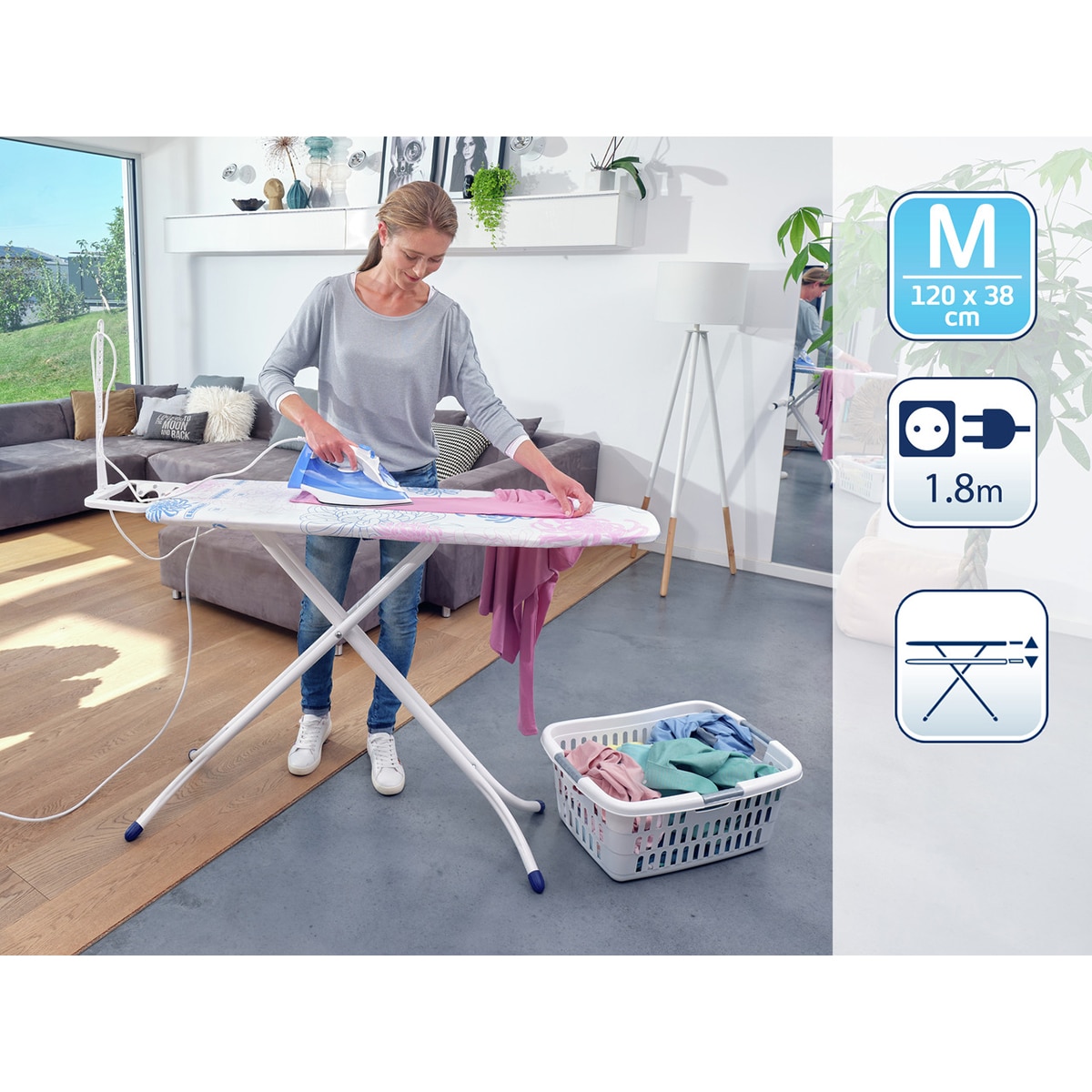 Tabla de planchar M Basic Plus Leifheit Multicolor-2