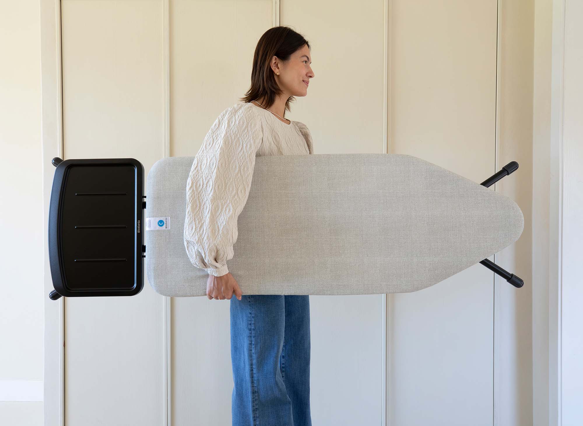 Tábua de engomar C 124x45 cm - Denim Grey Cinzento-6