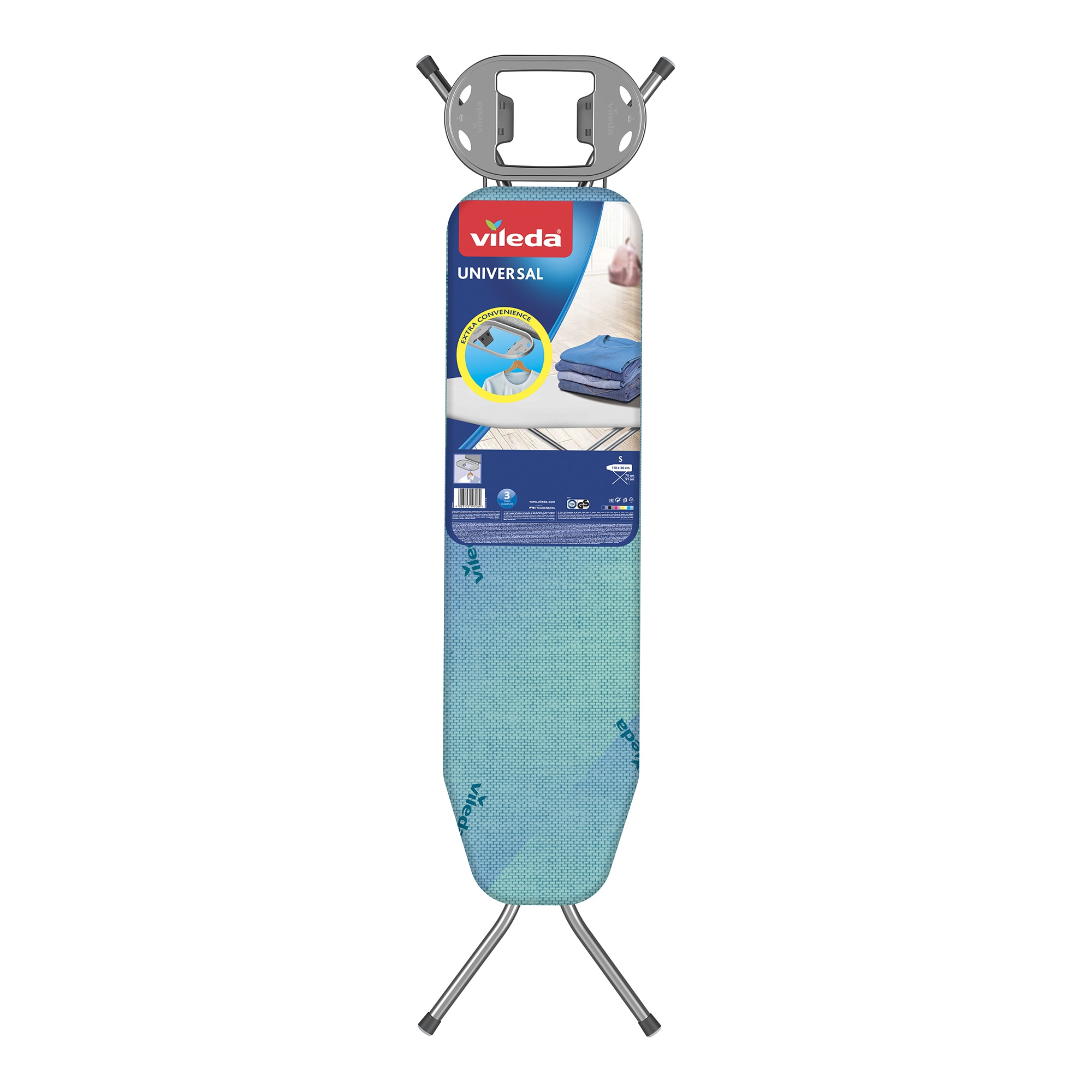 Tabla de planchar Universal 110 x 30  Vileda Azul-3