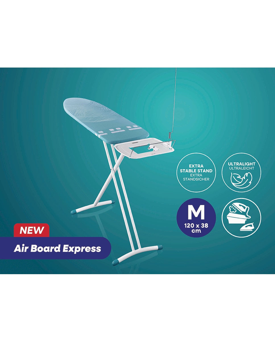 Tábua de Engomar Air Board Express M 120 x 36 cm Solid Azul-3